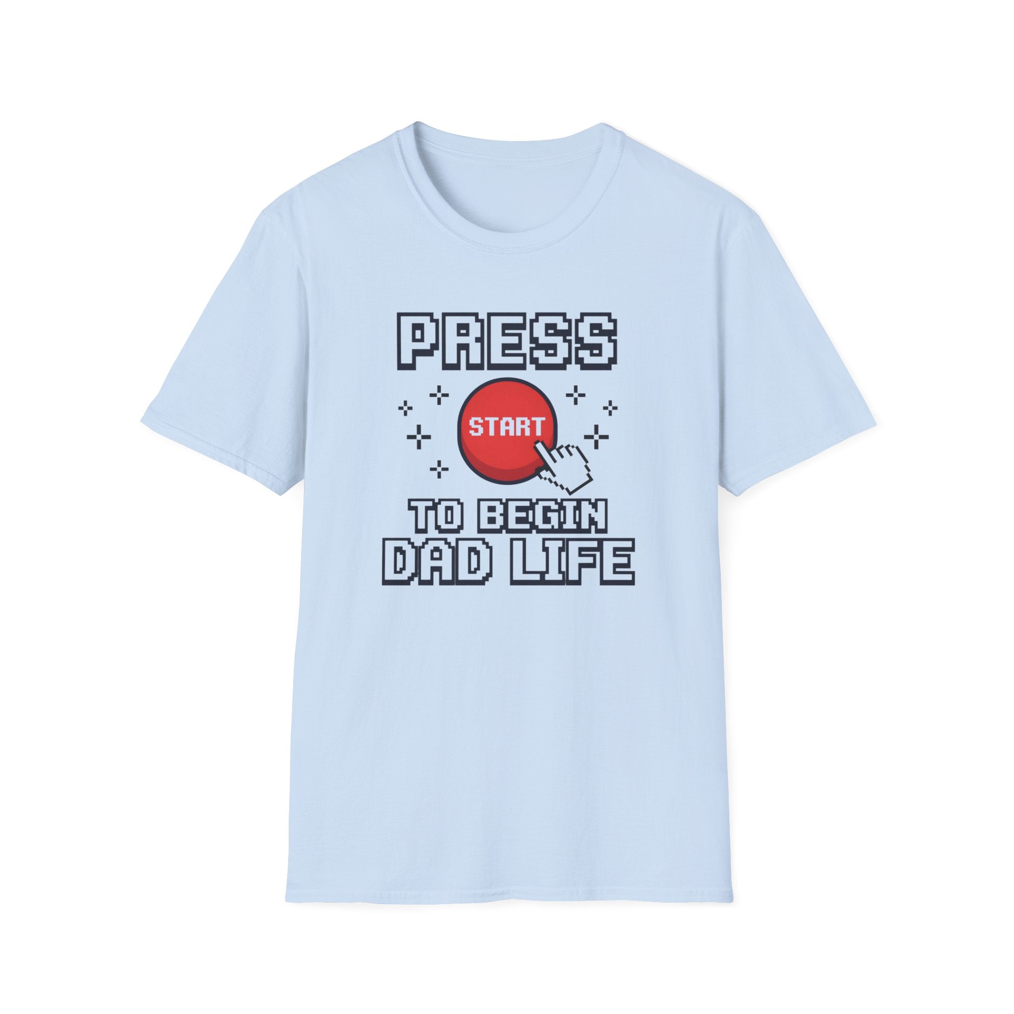 Press Start To Begin Dad Life T-Shirt