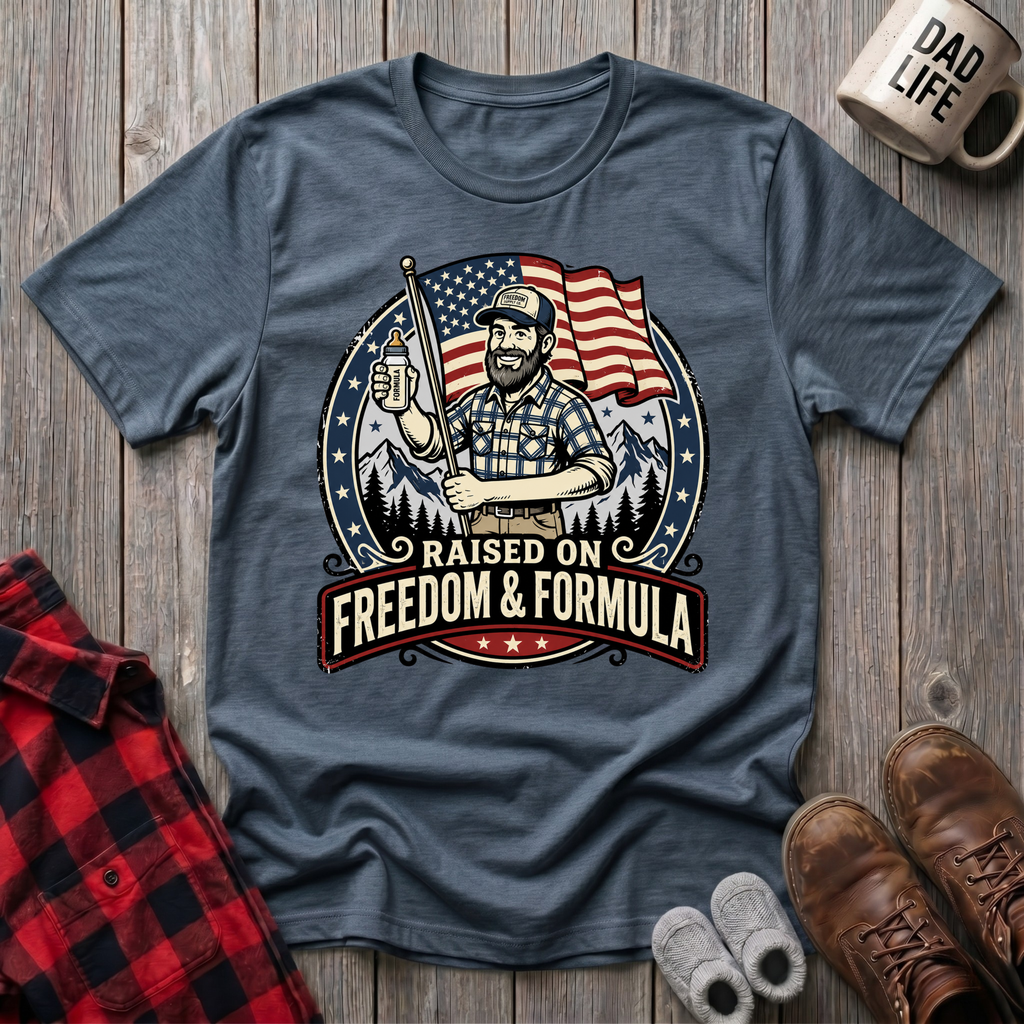 Raised On Freedom and Formula T-Shirt