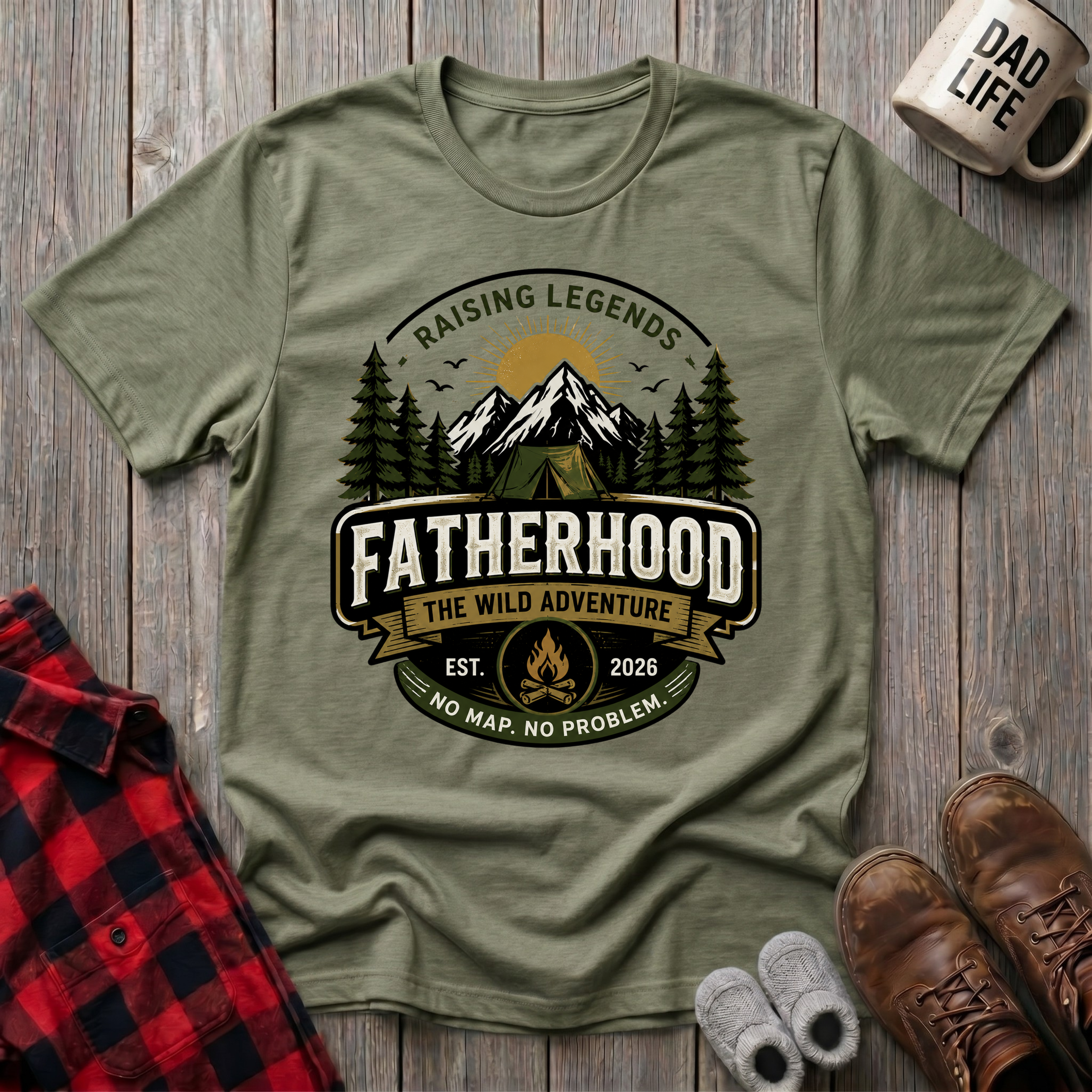 Fatherhood The Wild Adventure T-Shirt