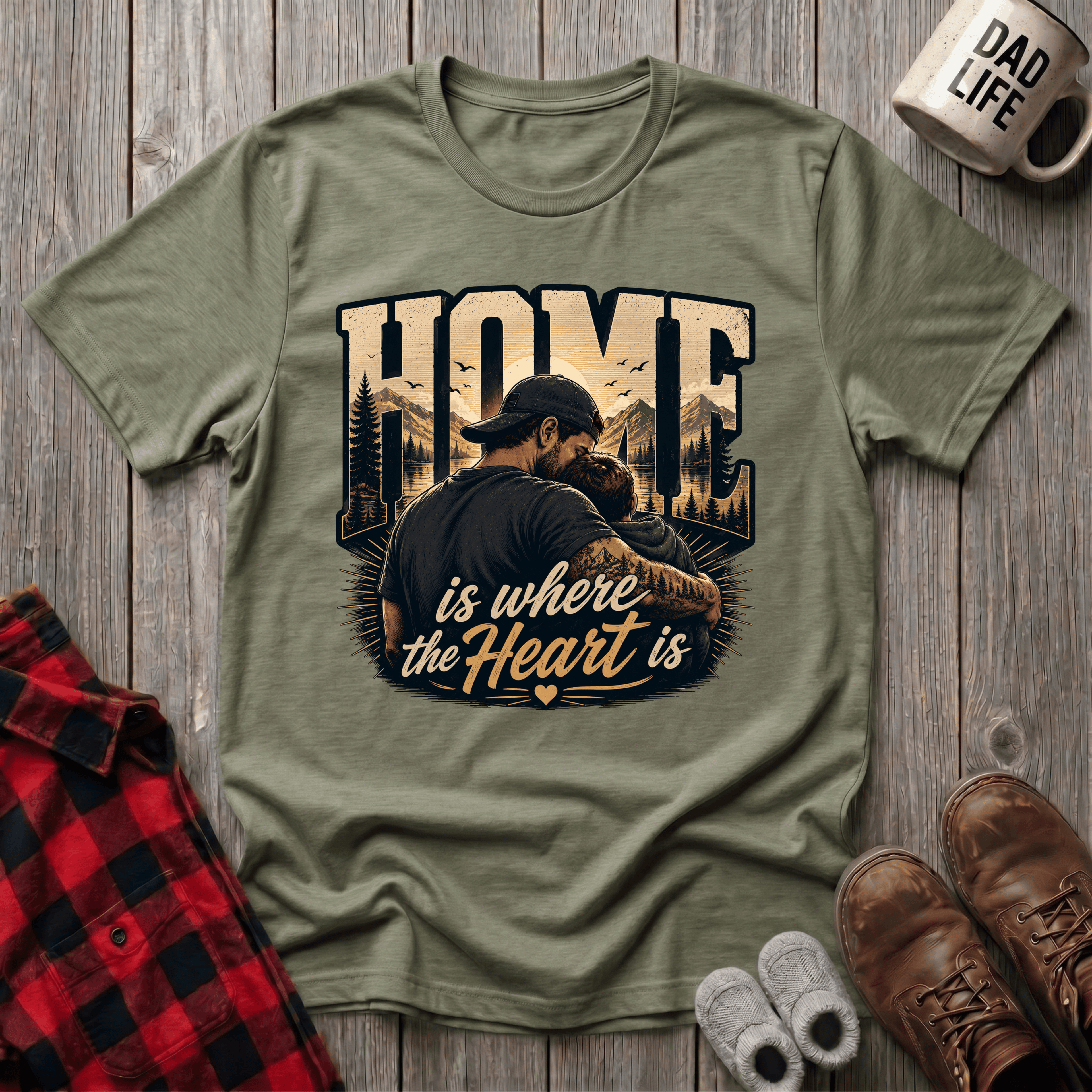 Home Is Where The Heart Is T-Shirt