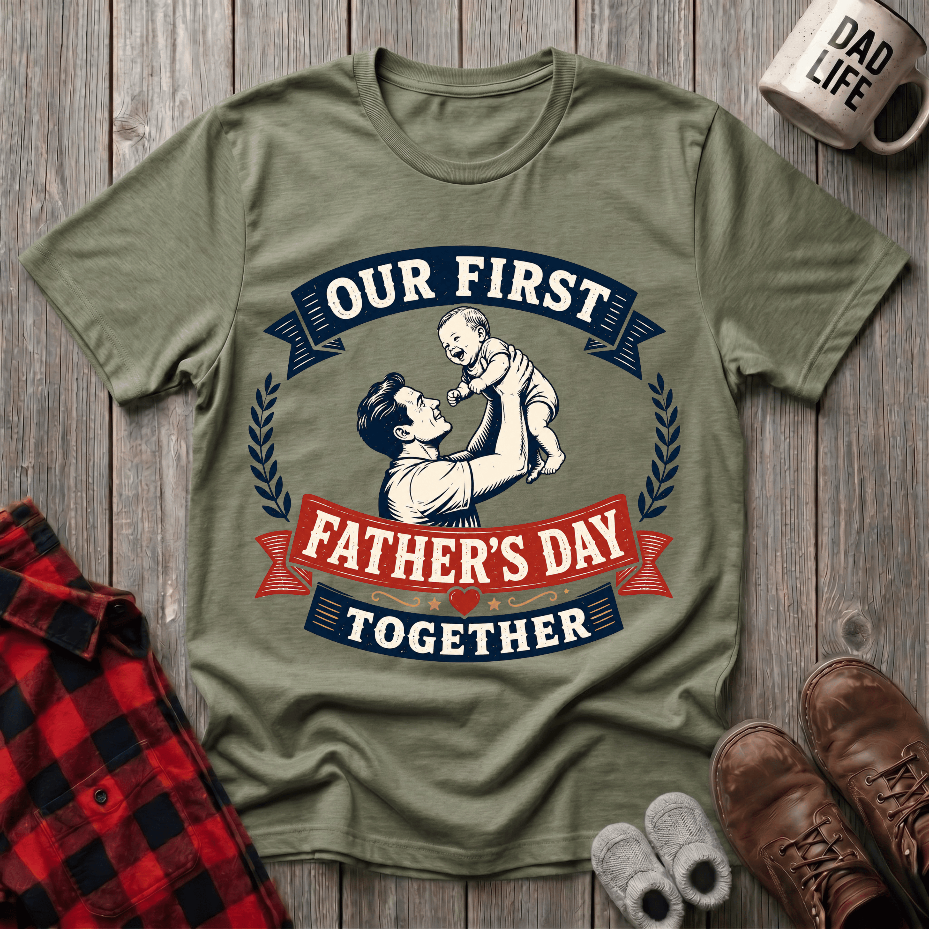 Our First Fathers Day 1 T-Shirt