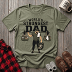 Worlds Strongest Dad T-Shirt