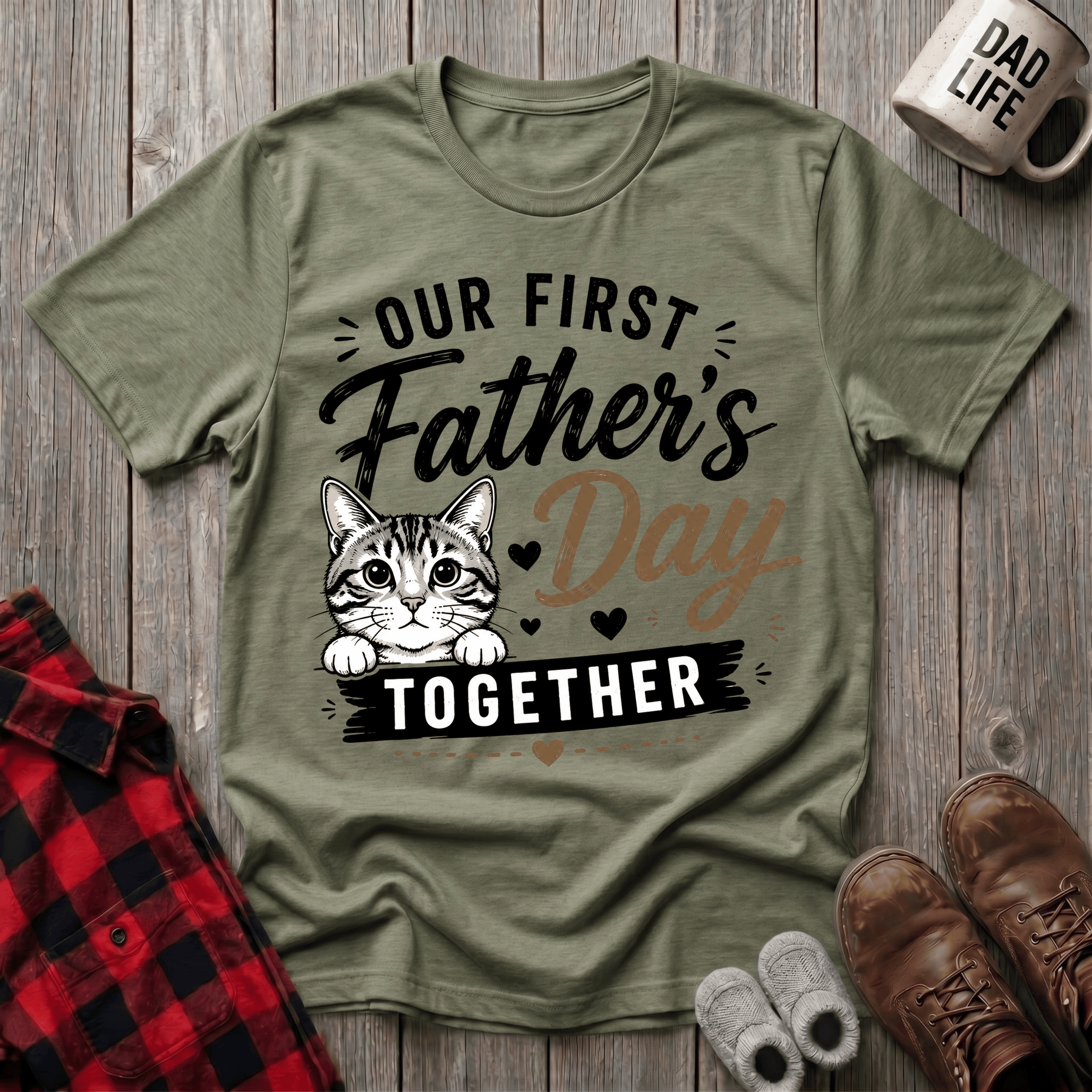 Our First Fathers Day 4 T-Shirt