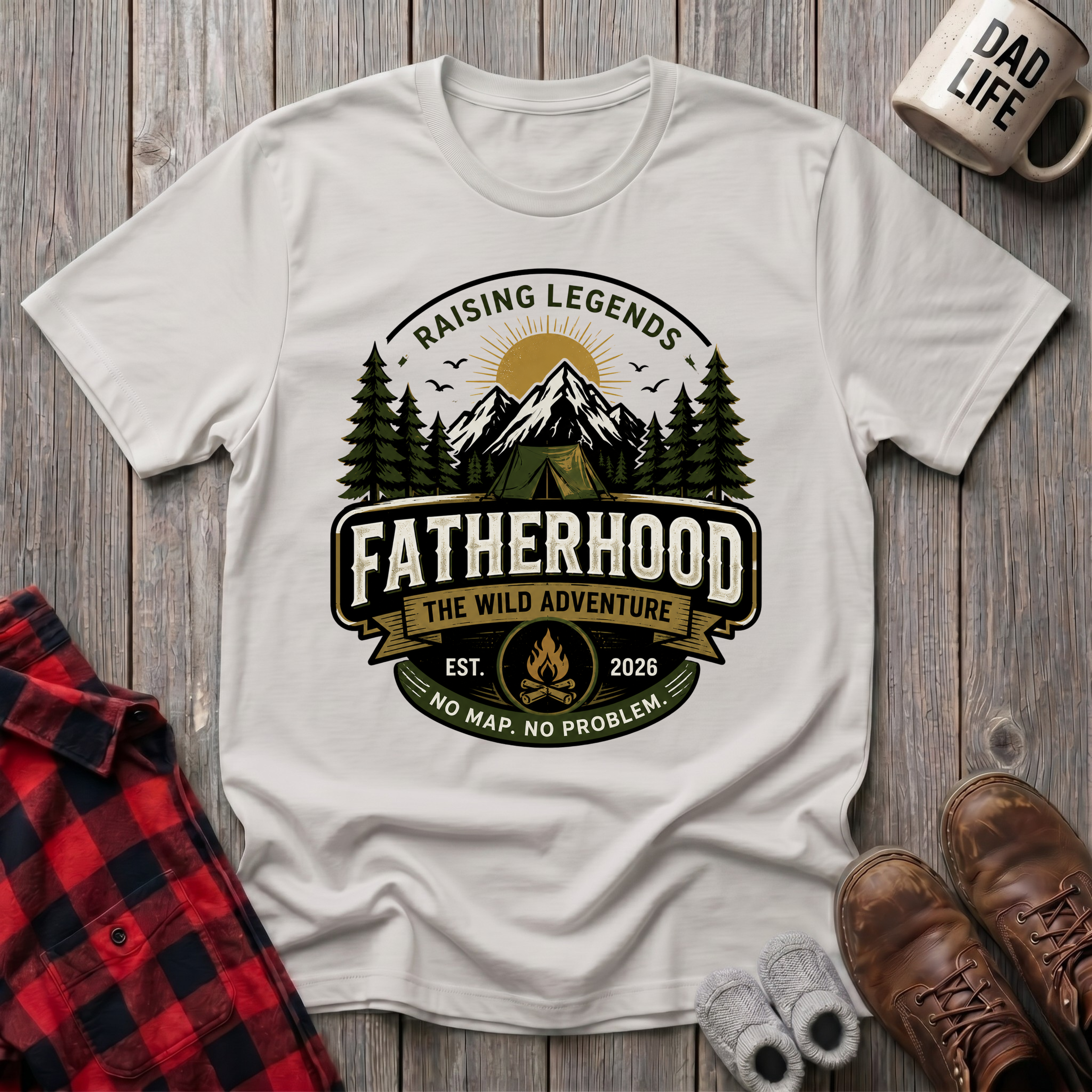 Fatherhood The Wild Adventure T-Shirt