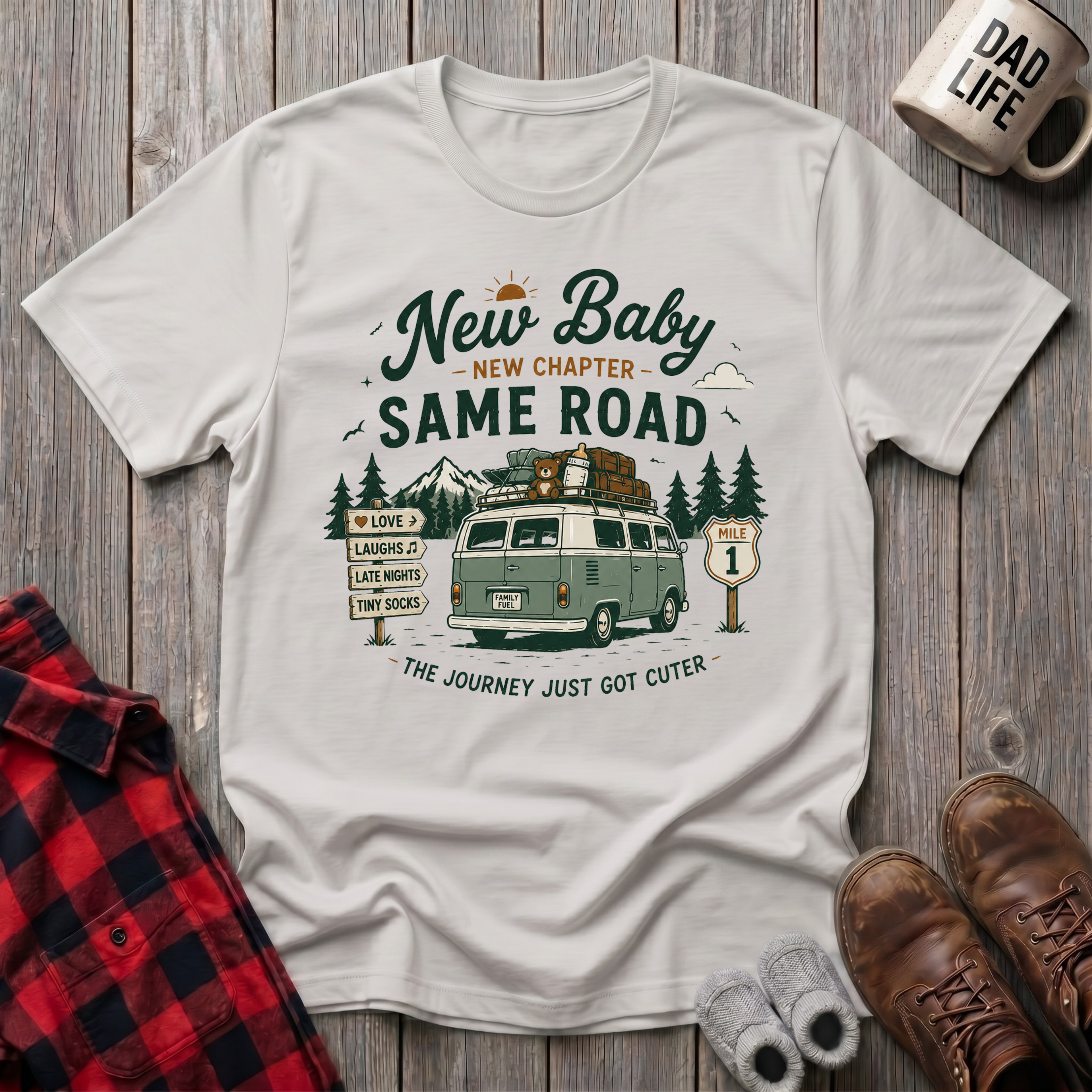 New Baby New Chapter Same Road T-Shirt