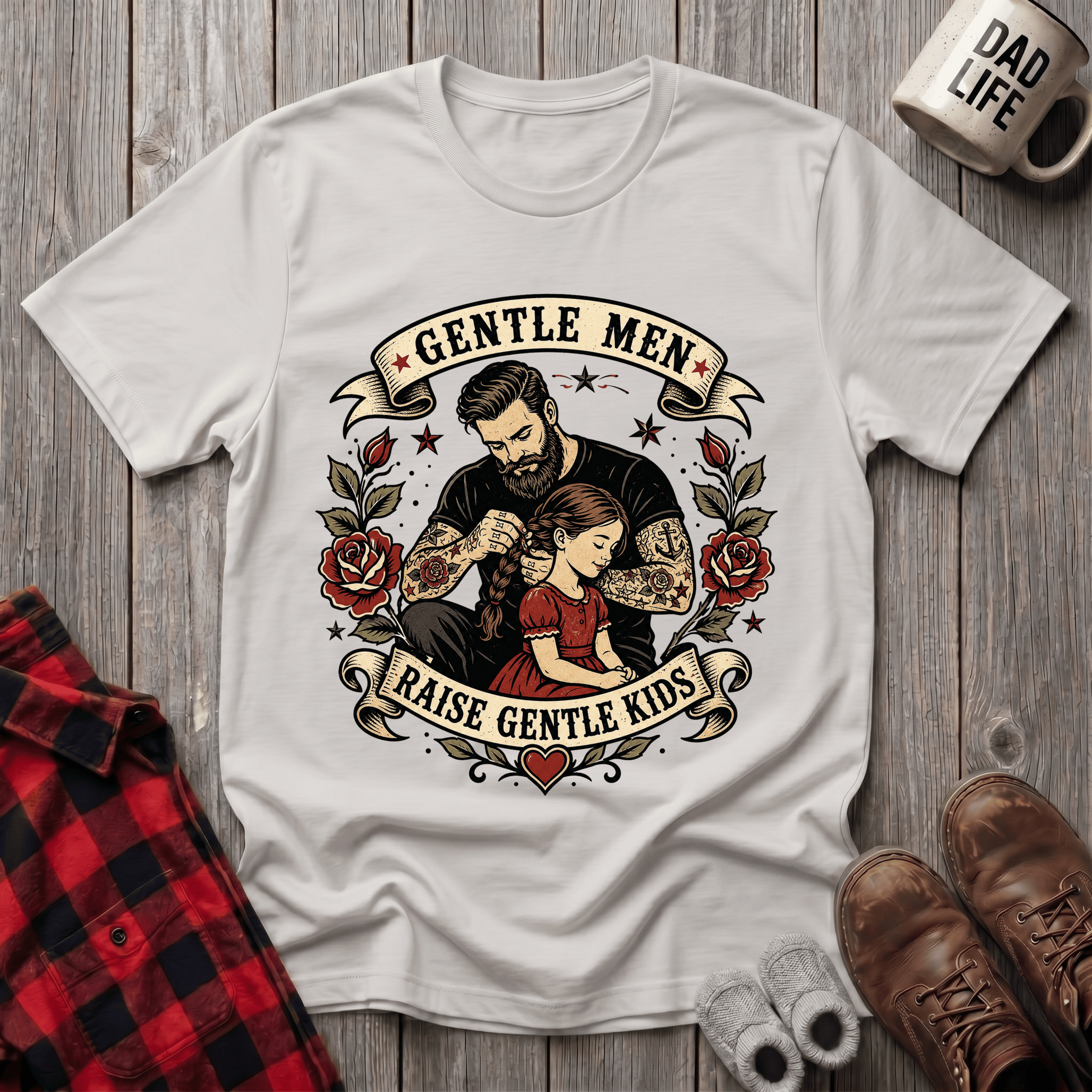 Gentle Men Raise T-Shirt