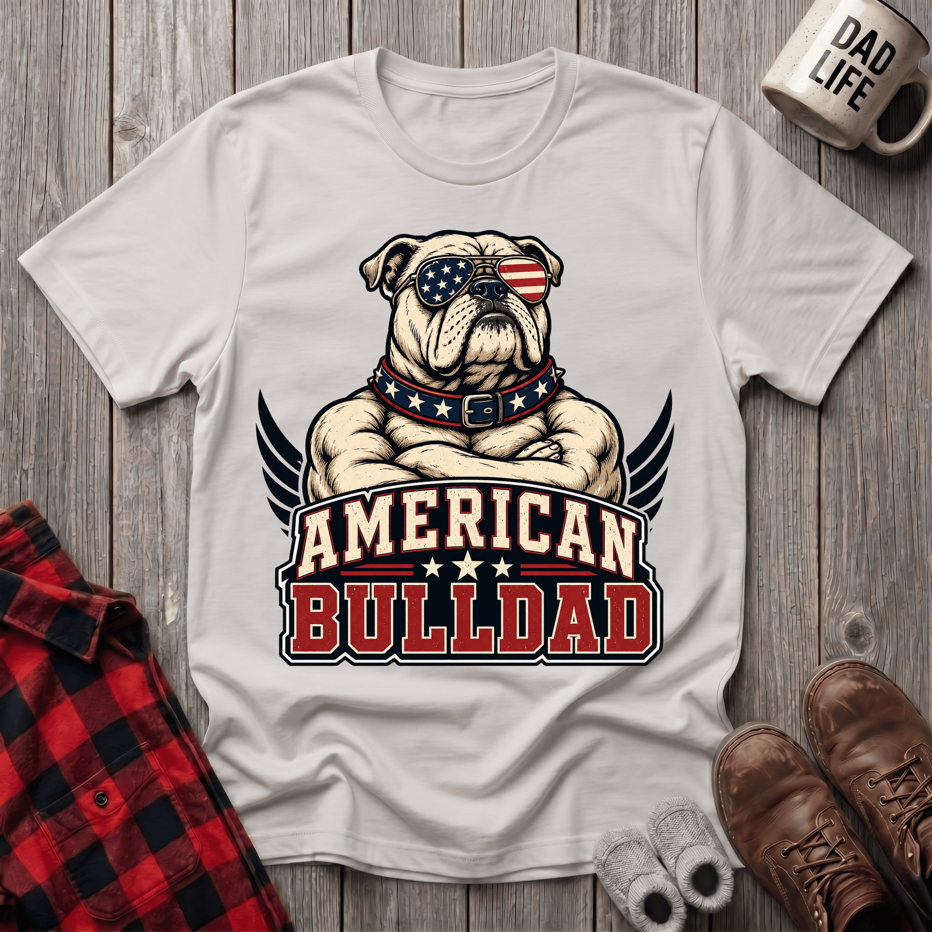 American Bull Dad T-Shirt