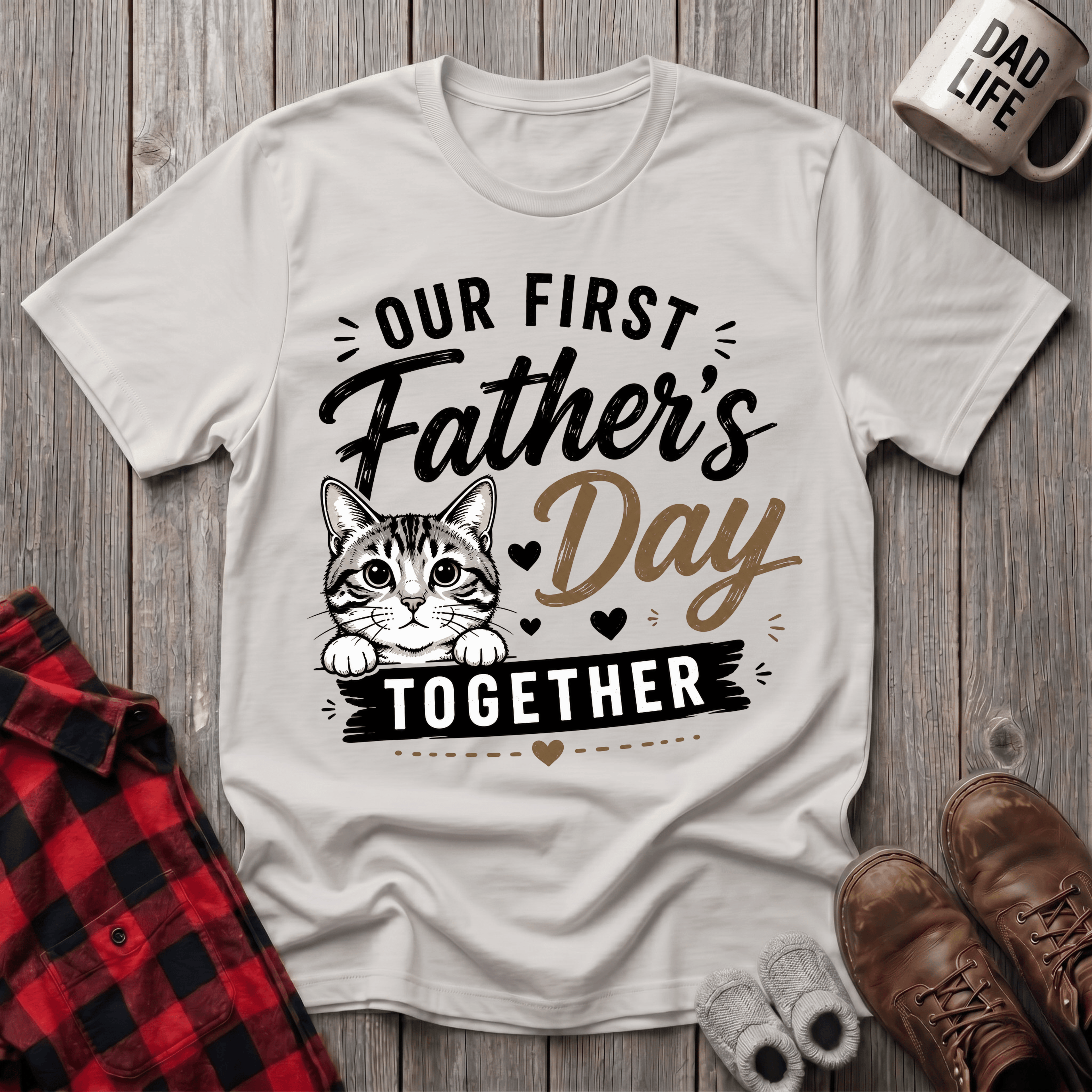 Our First Fathers Day 4 T-Shirt