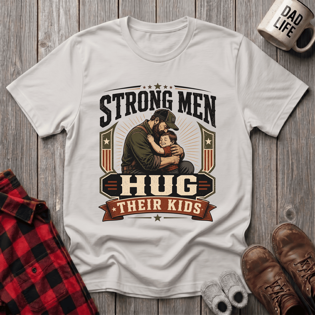 Strong Men Hug T-Shirt