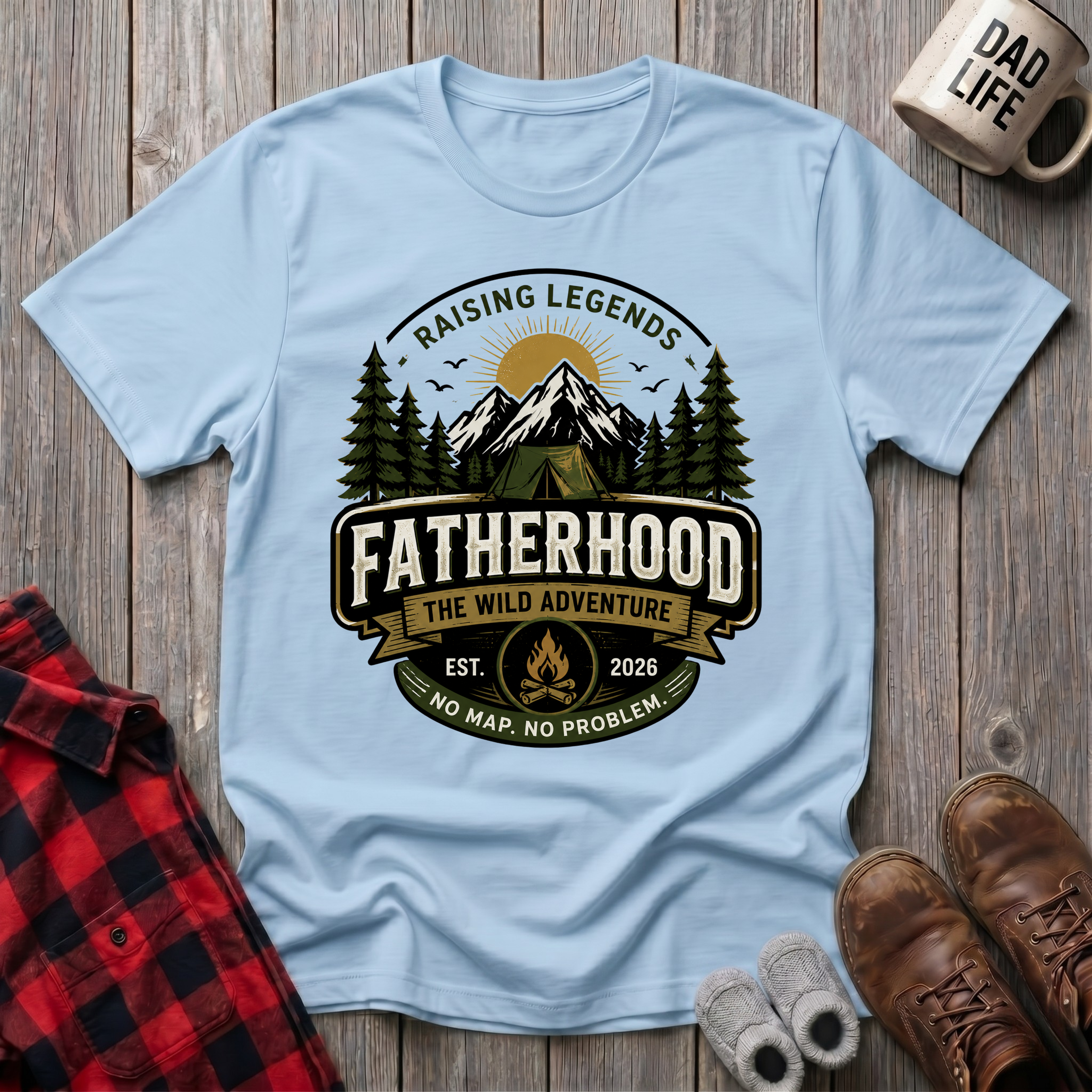 Fatherhood The Wild Adventure T-Shirt