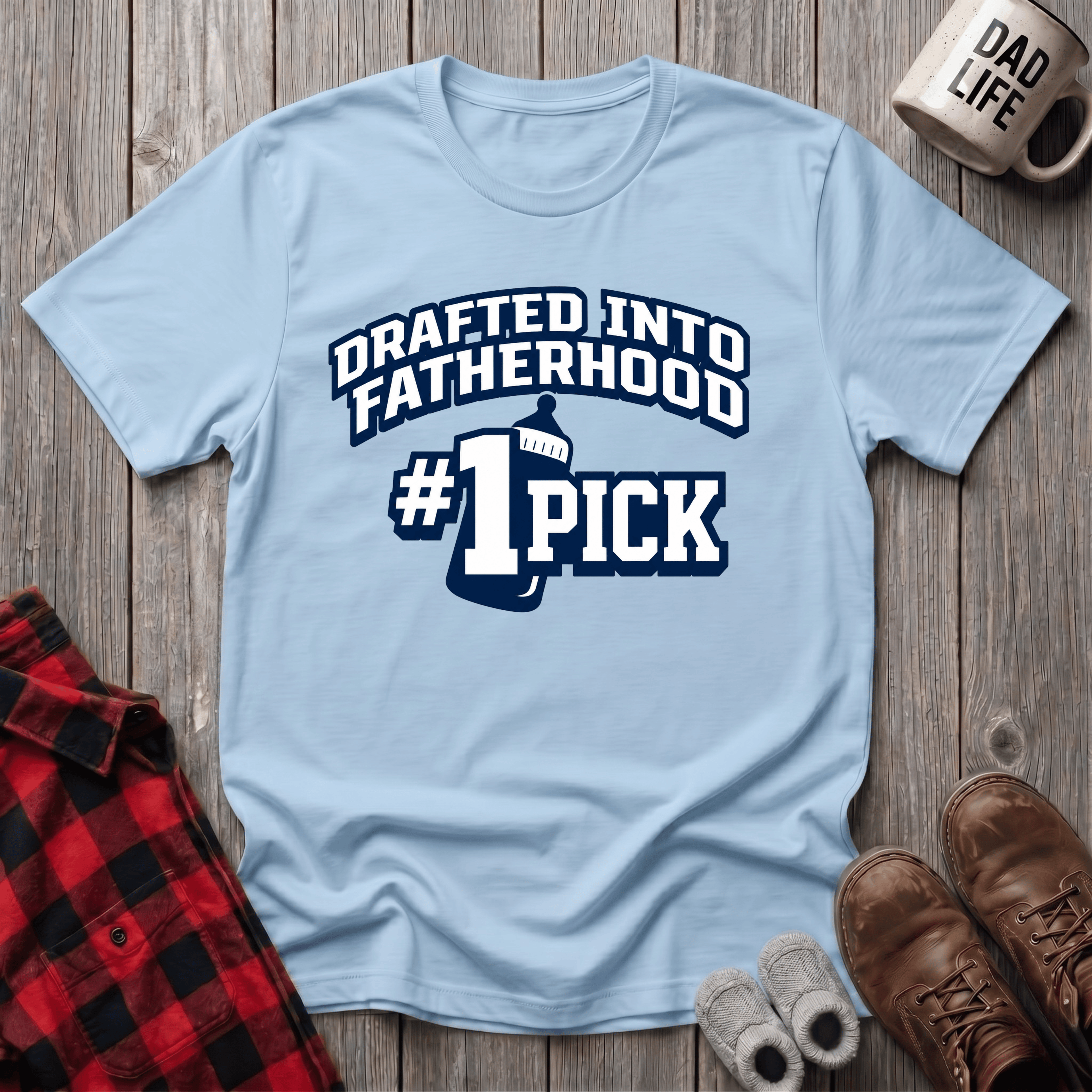 Drafted Into Fatherhood T-Shirt