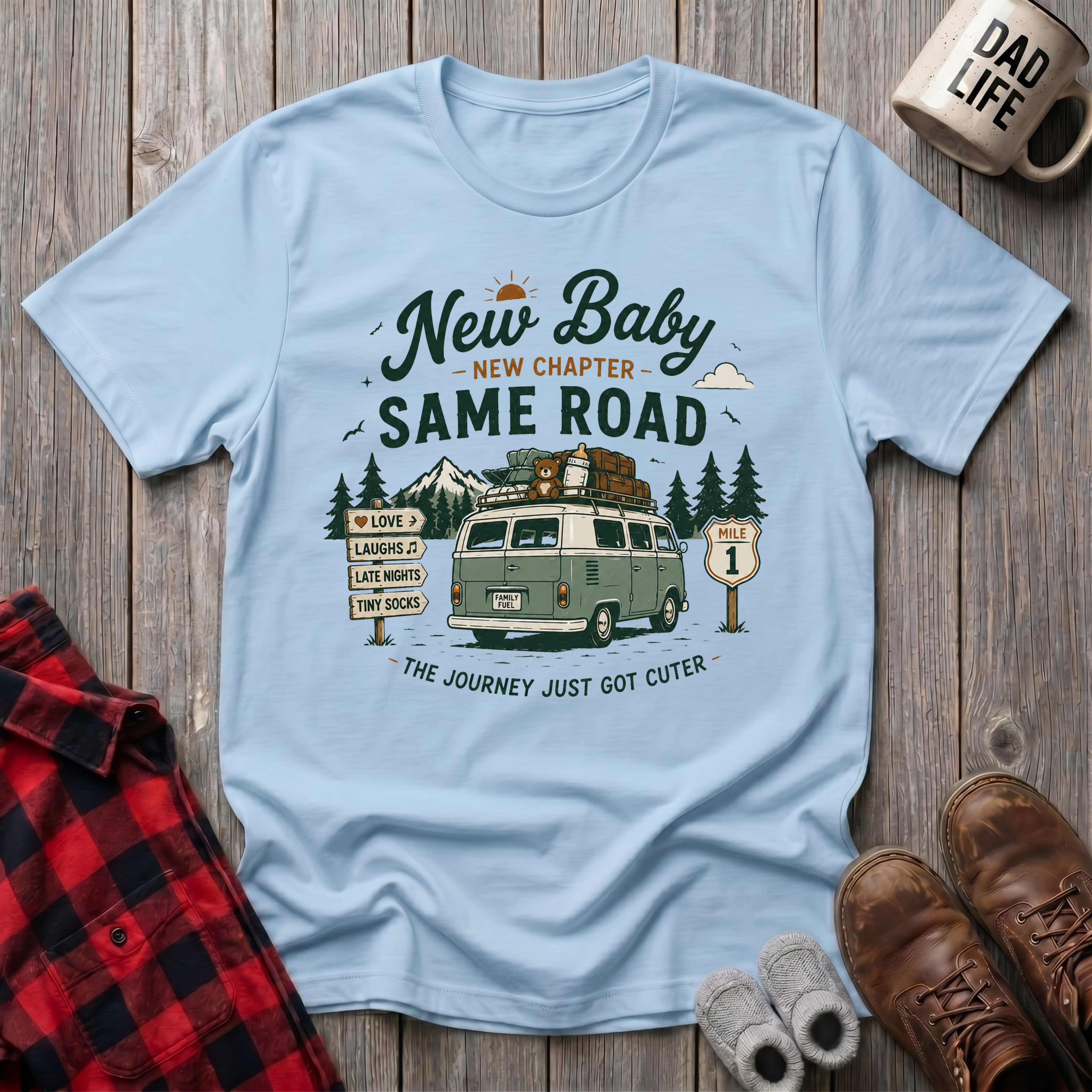 New Baby New Chapter Same Road T-Shirt