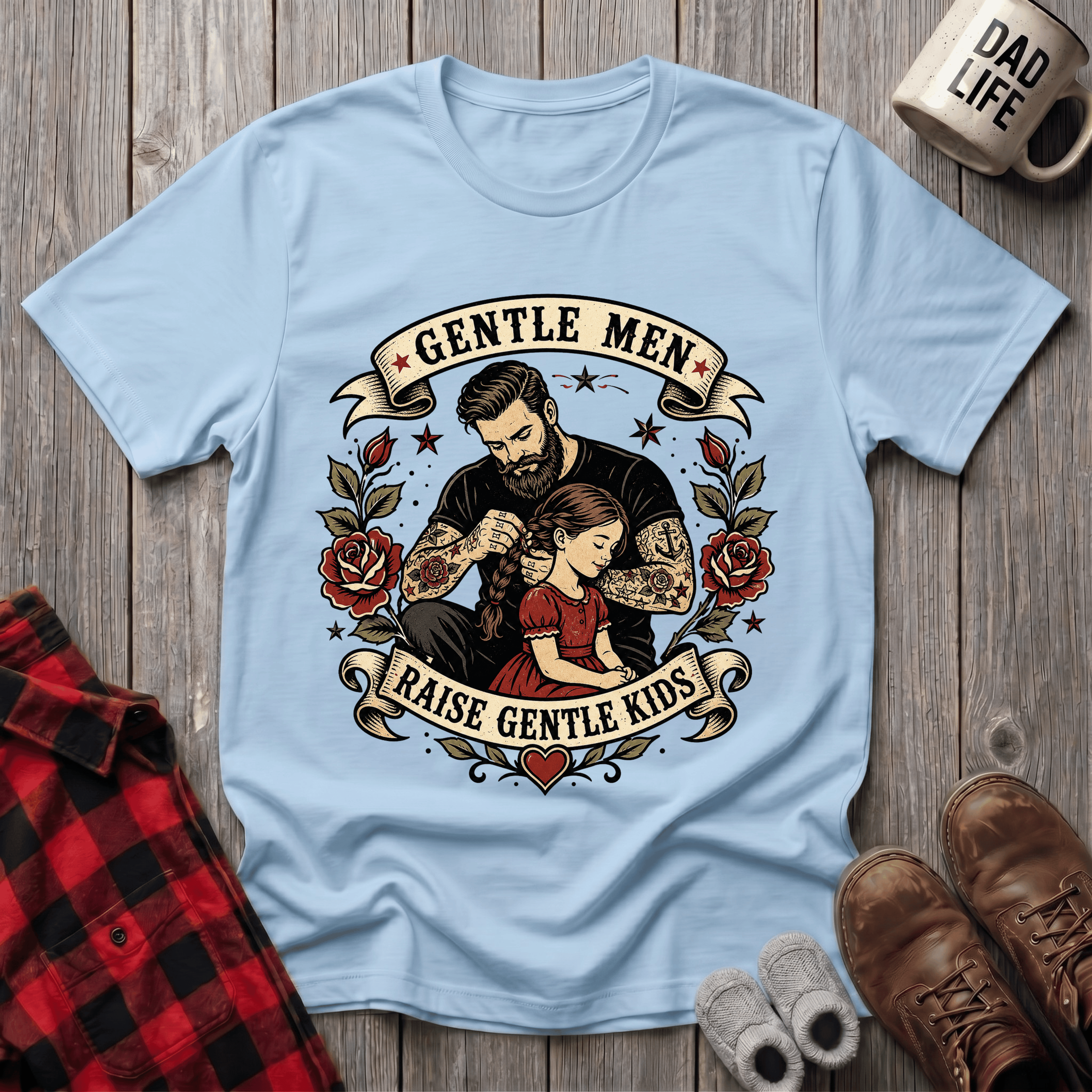 Gentle Men Raise T-Shirt