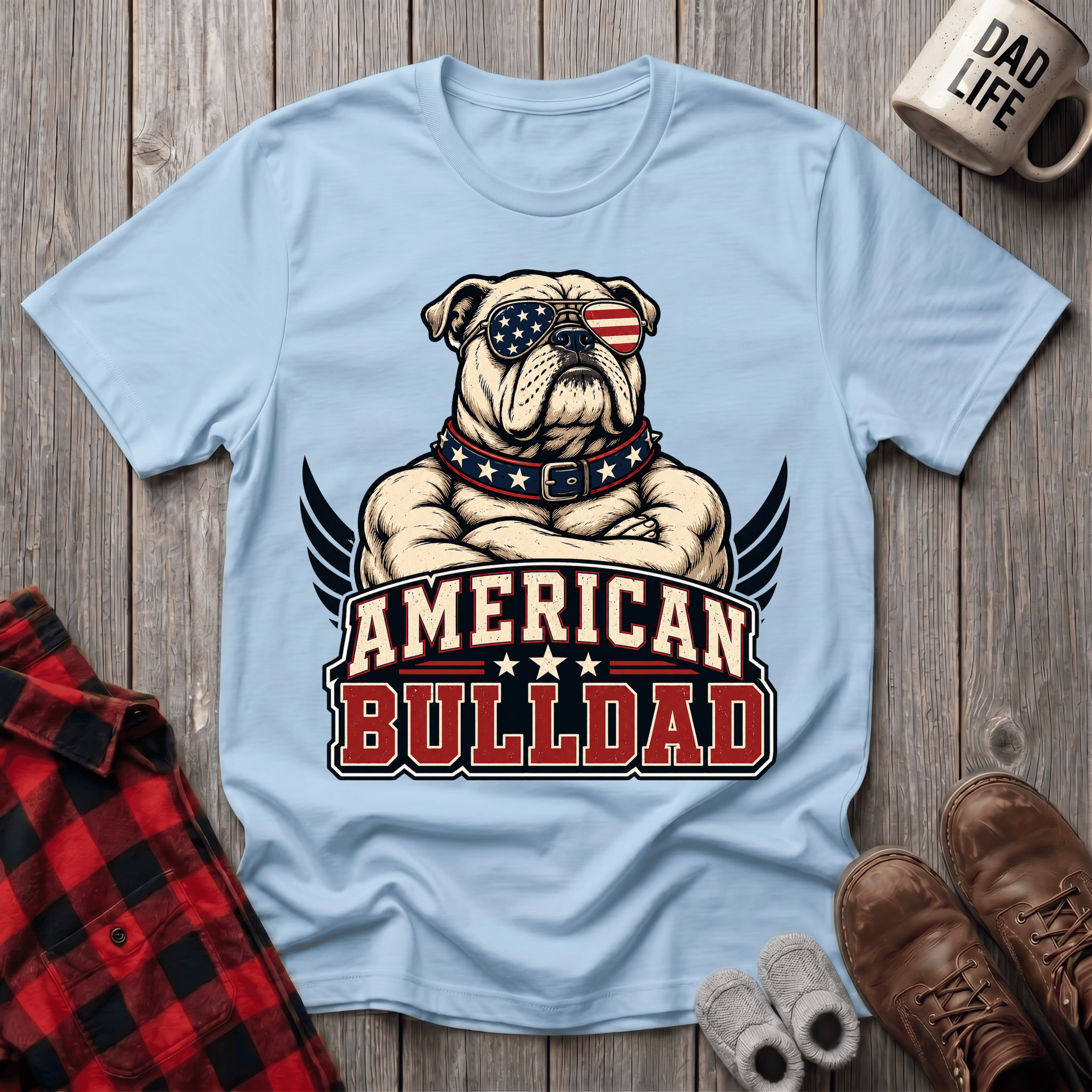 American Bull Dad T-Shirt