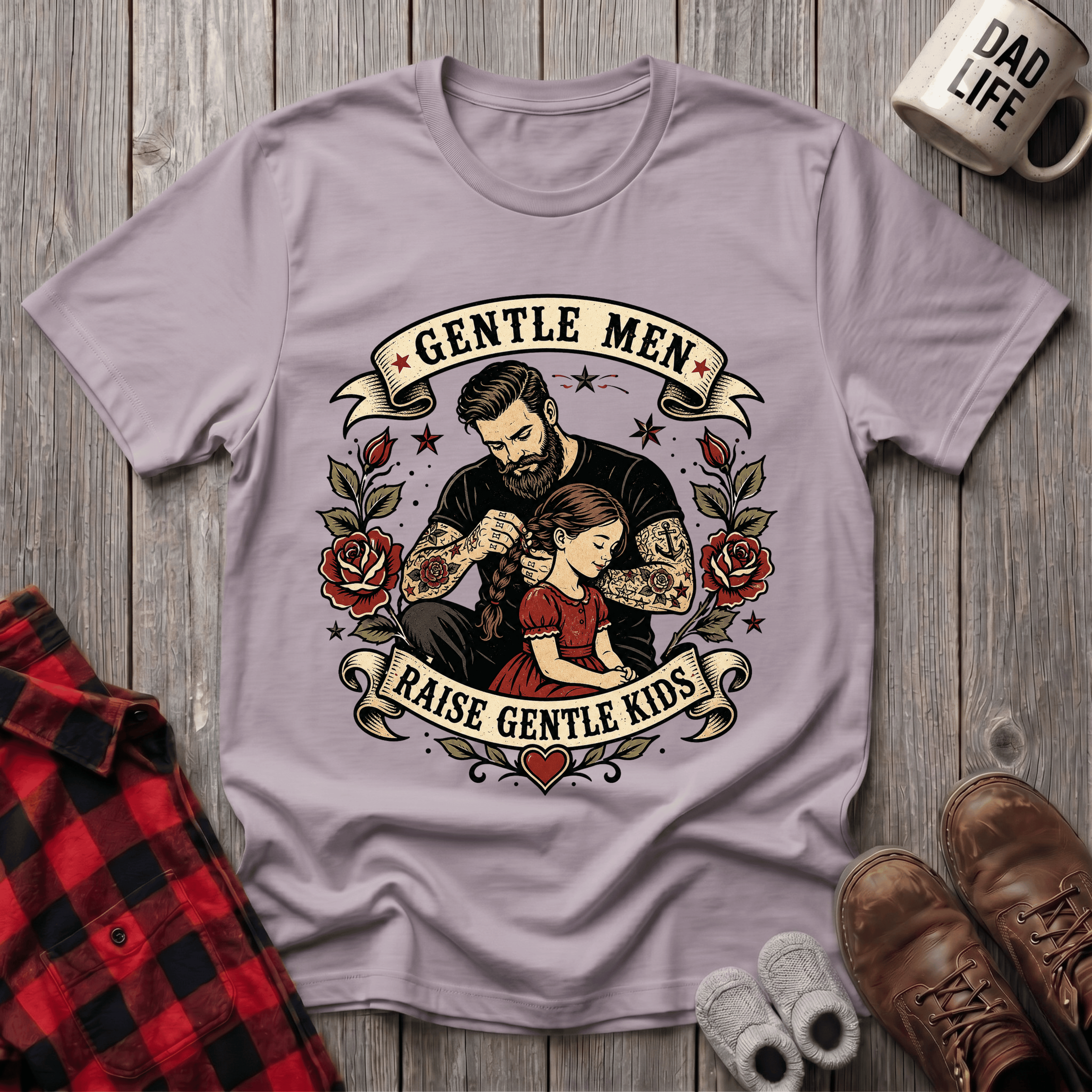 Gentle Men Raise T-Shirt