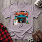 Tracks Lead To The Garage T-Shirt