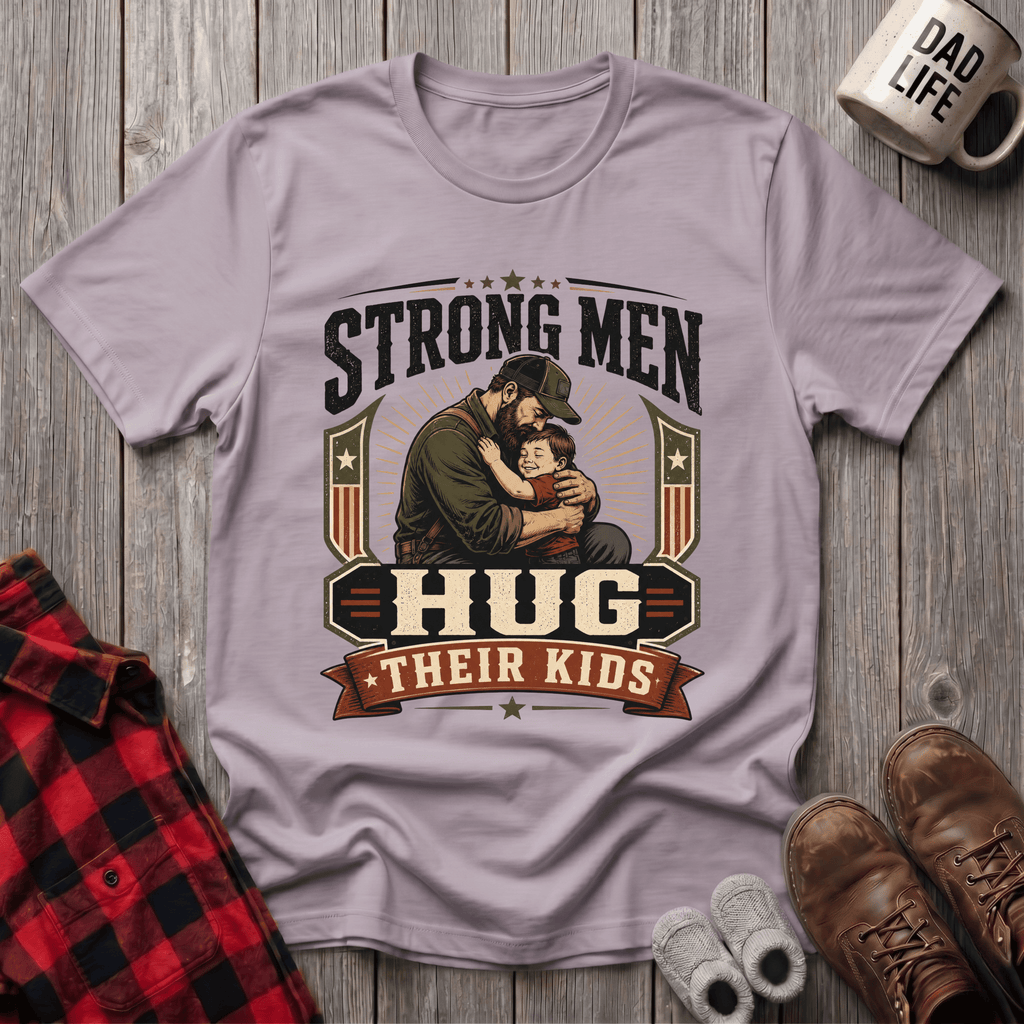 Strong Men Hug T-Shirt