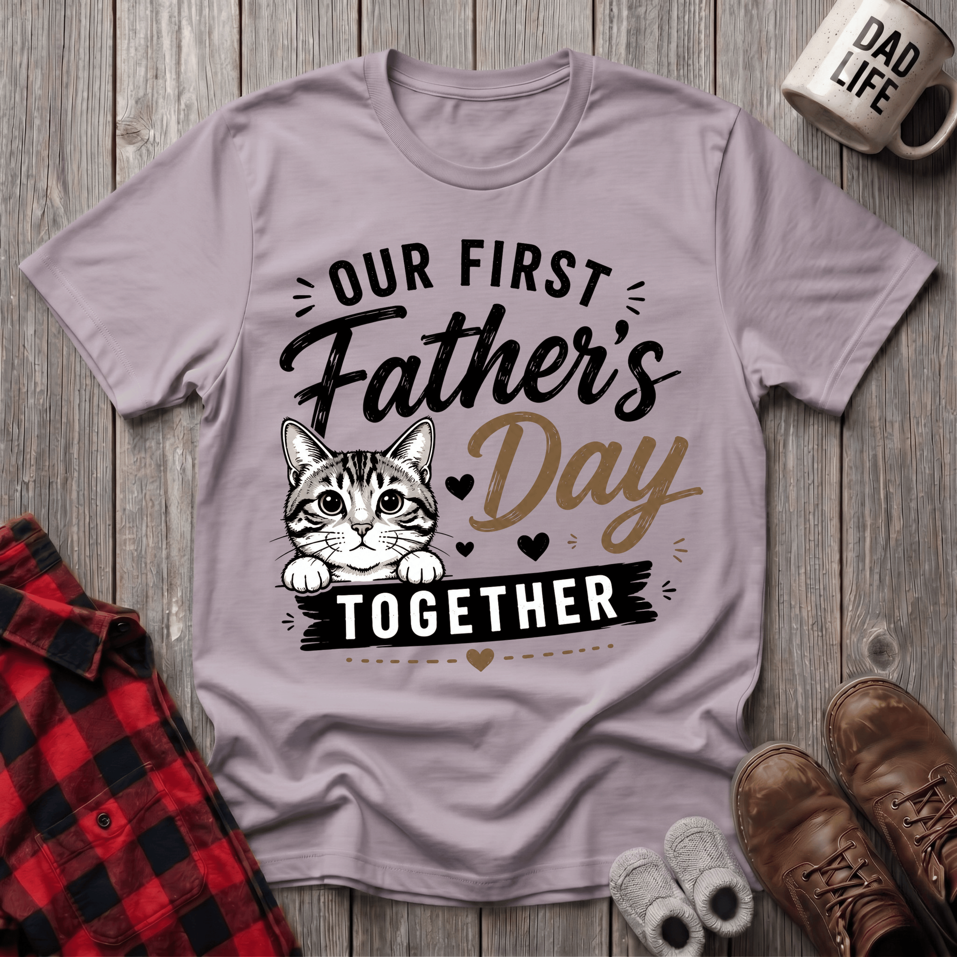 Our First Fathers Day 4 T-Shirt