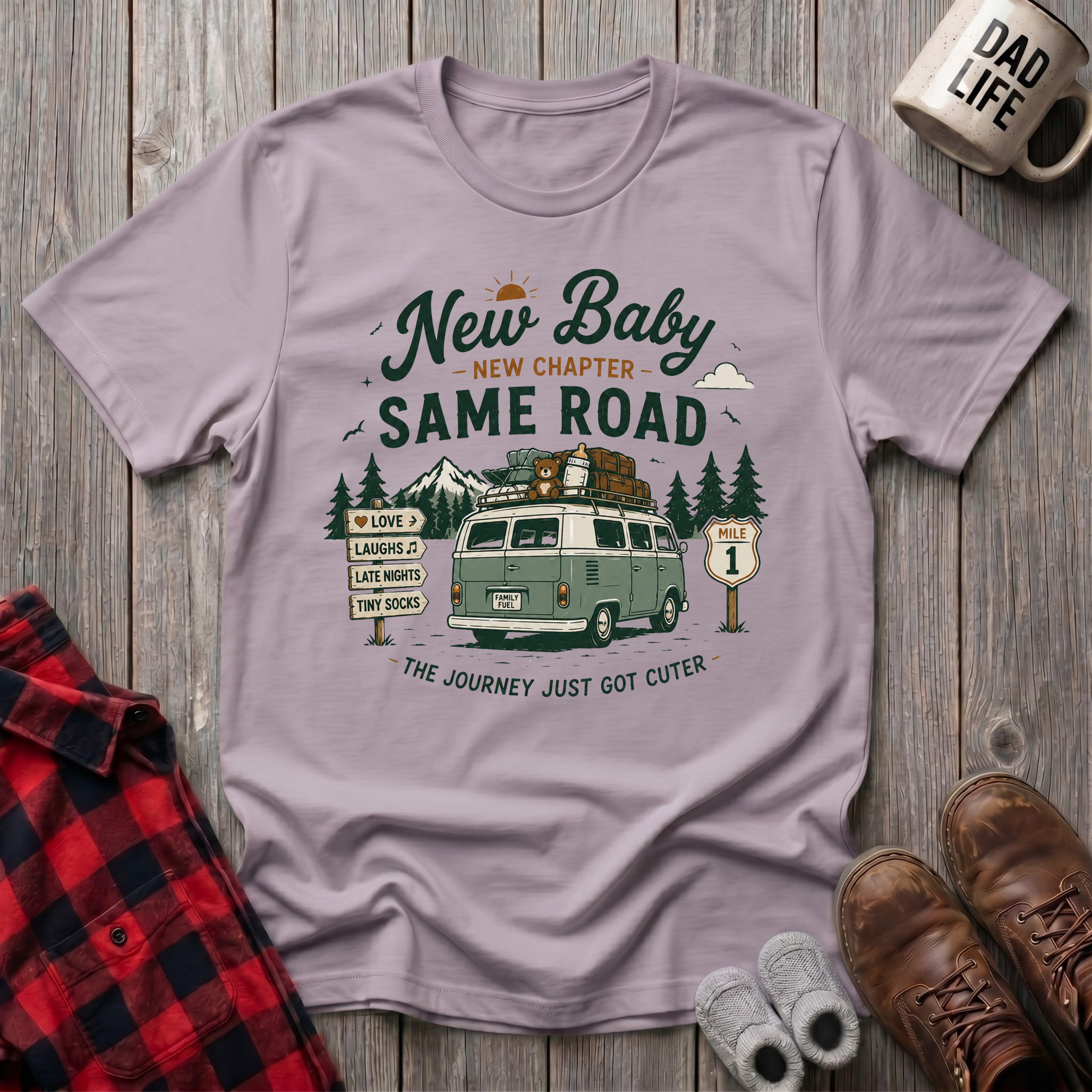 New Baby New Chapter Same Road T-Shirt