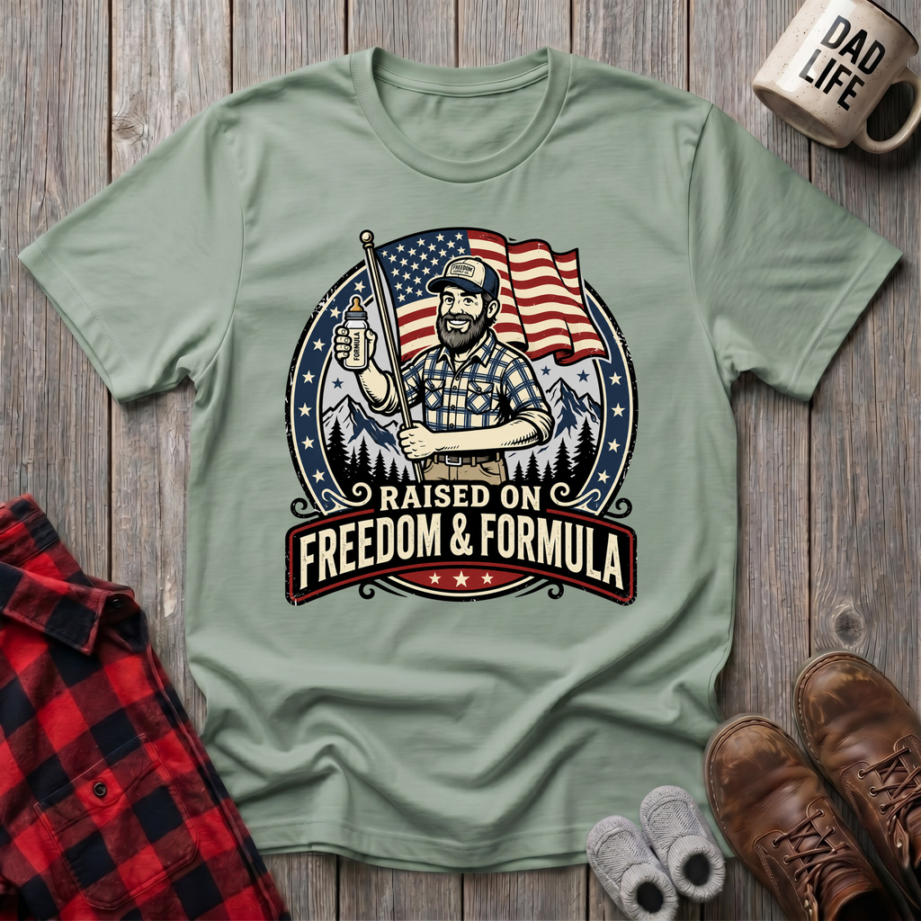 Raised On Freedom and Formula T-Shirt