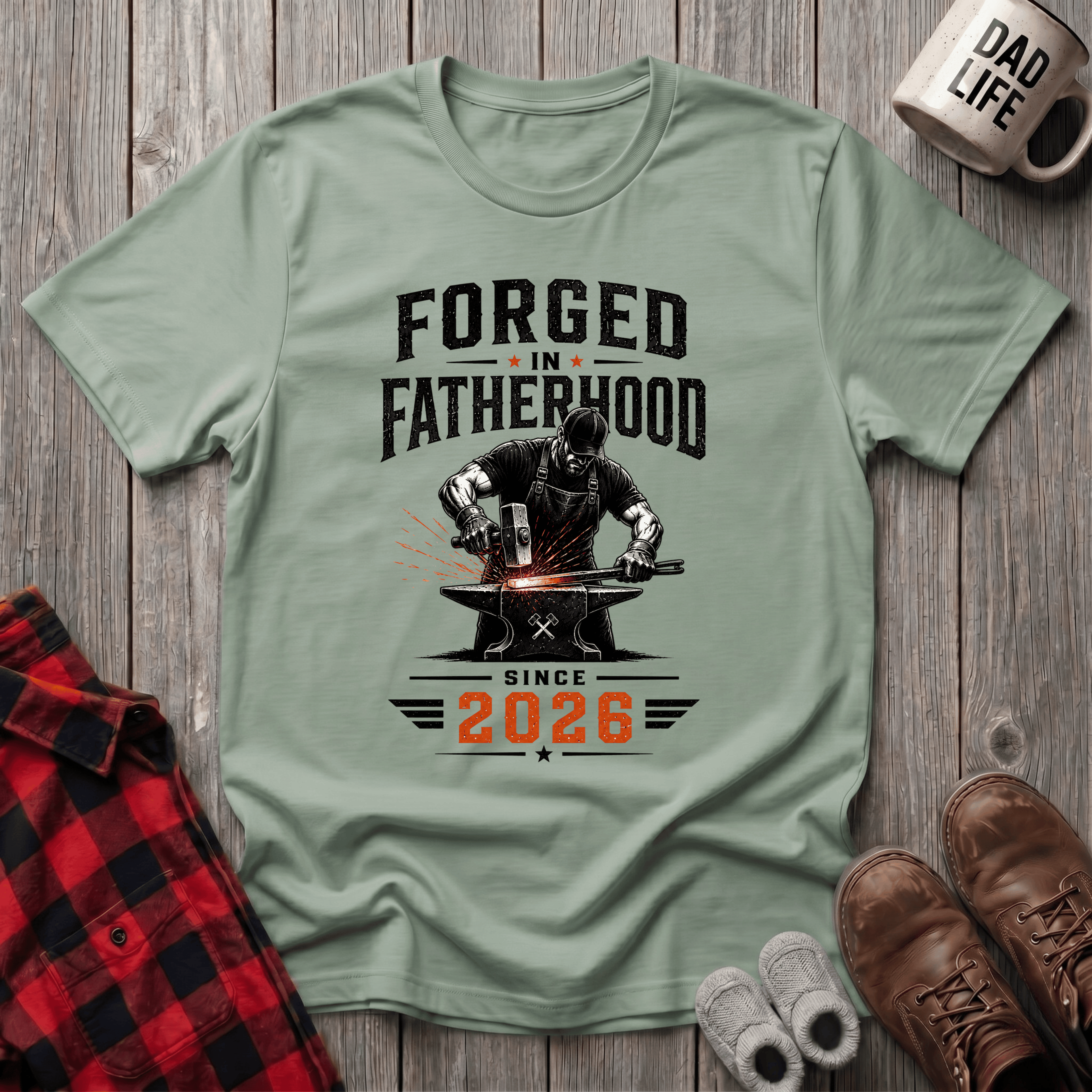 Forged In Fatherhood T-Shirt