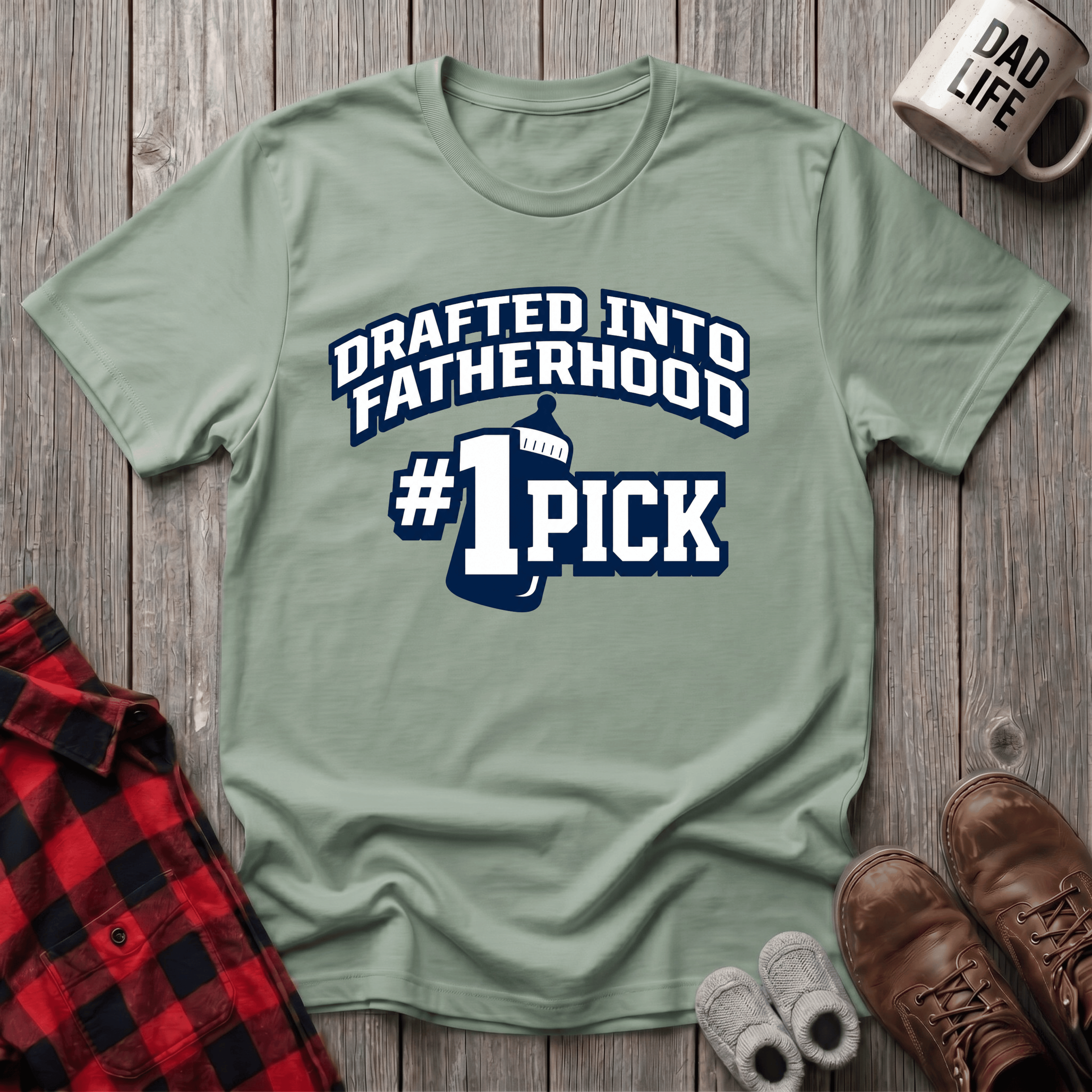 Drafted Into Fatherhood T-Shirt