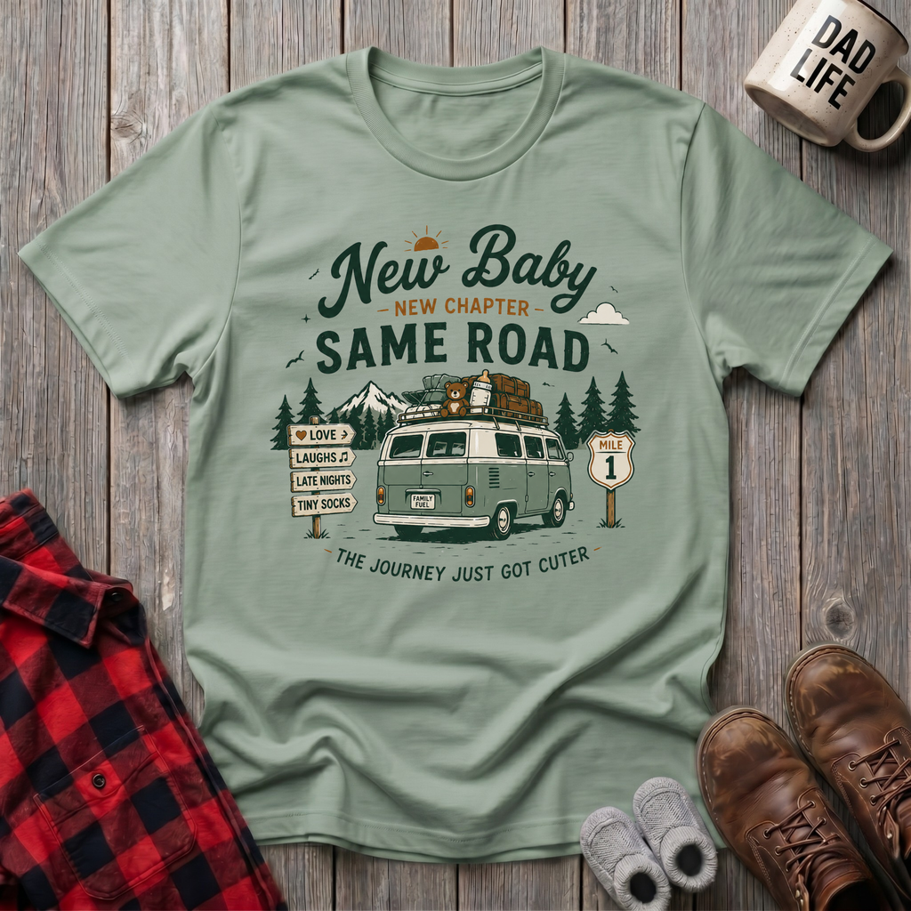 New Baby New Chapter Same Road T-Shirt