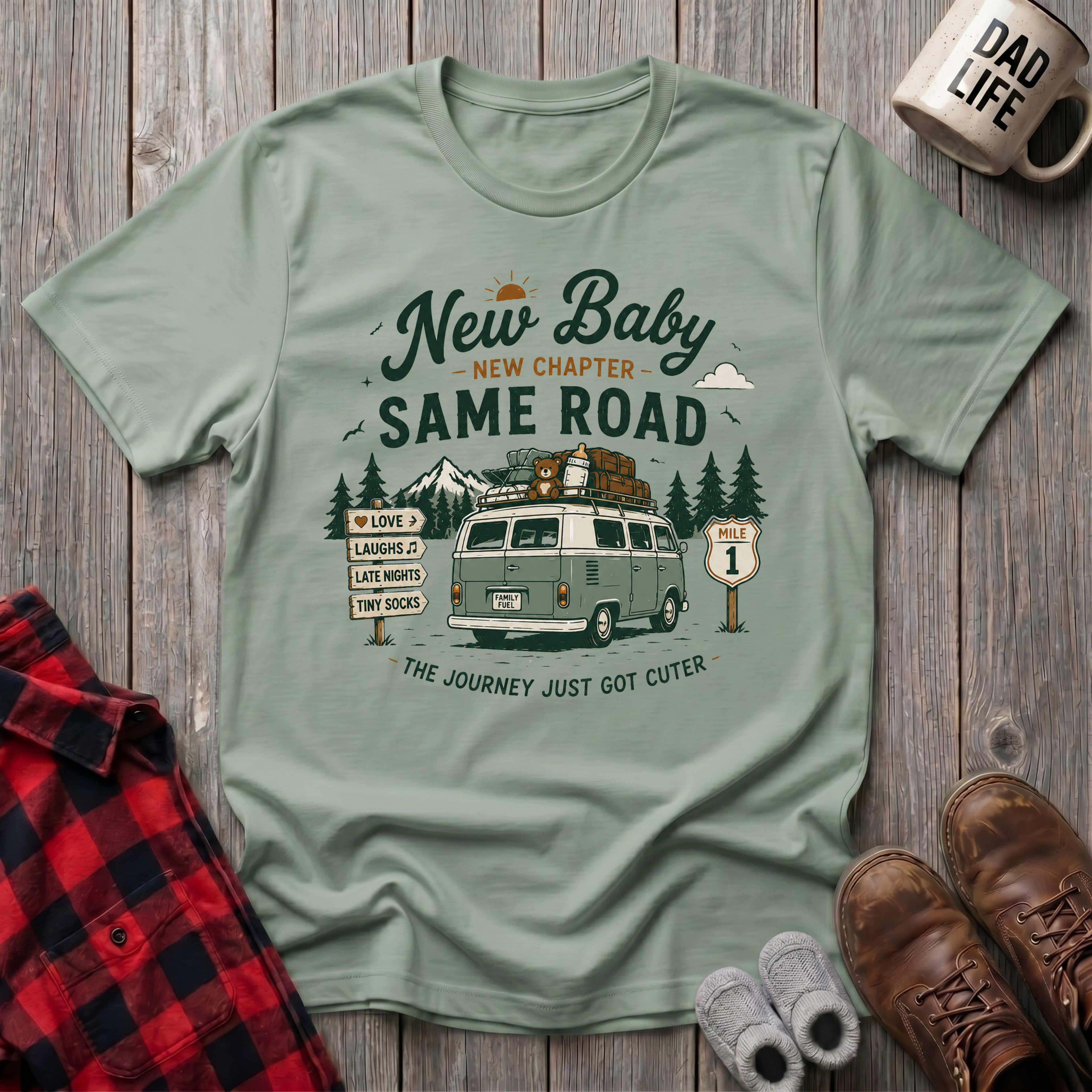 New Baby New Chapter Same Road T-Shirt