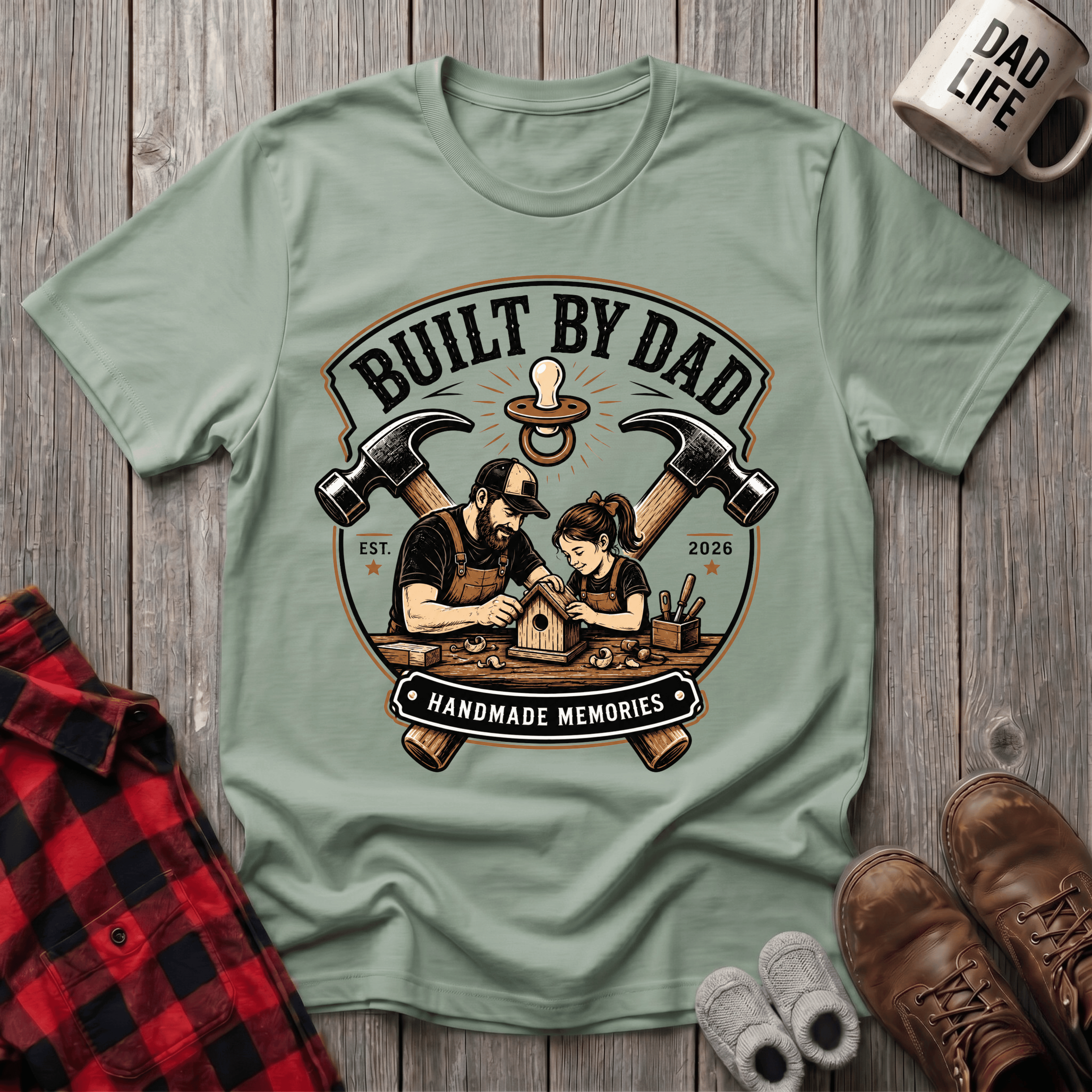 Built By Dad T-Shirt