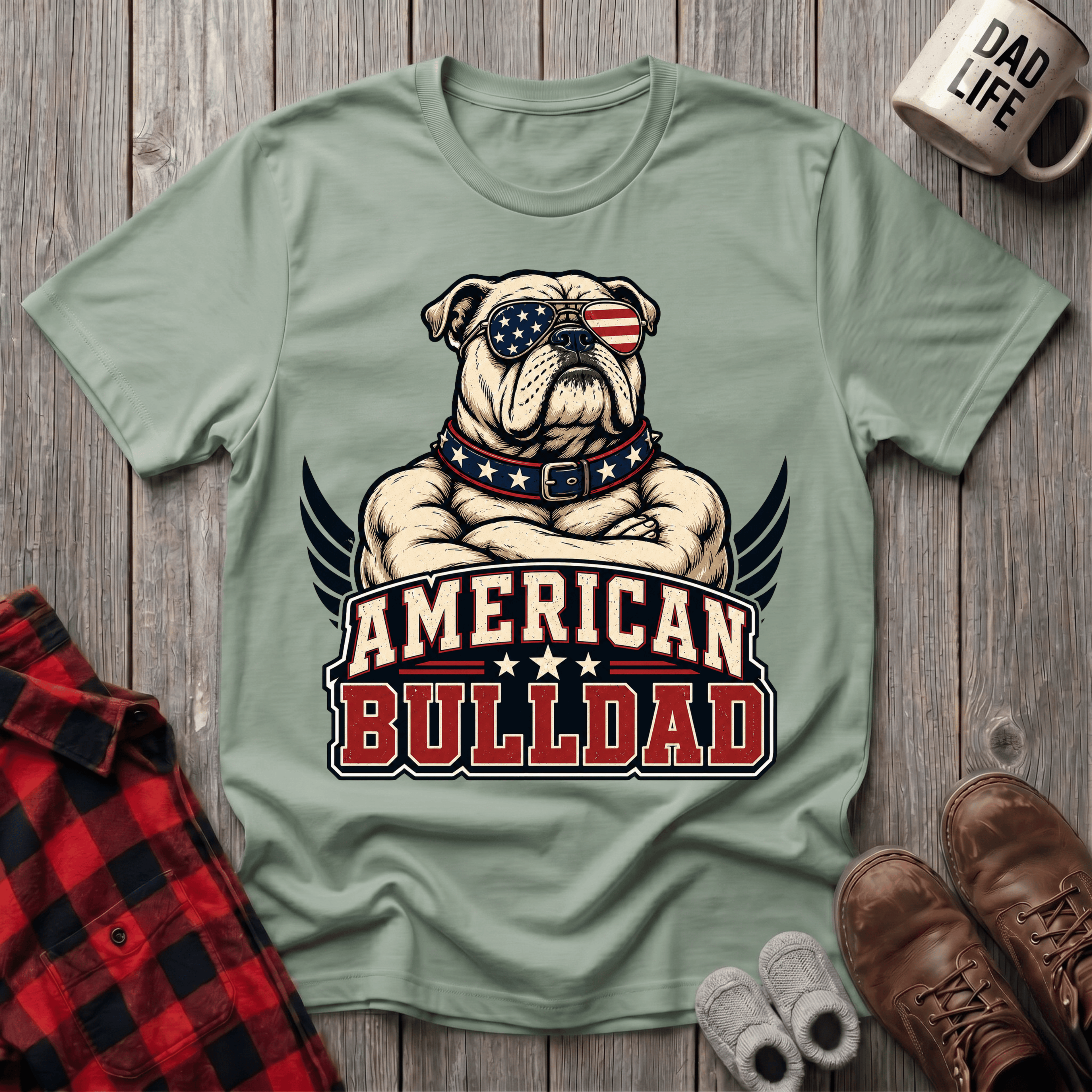American Bull Dad T-Shirt