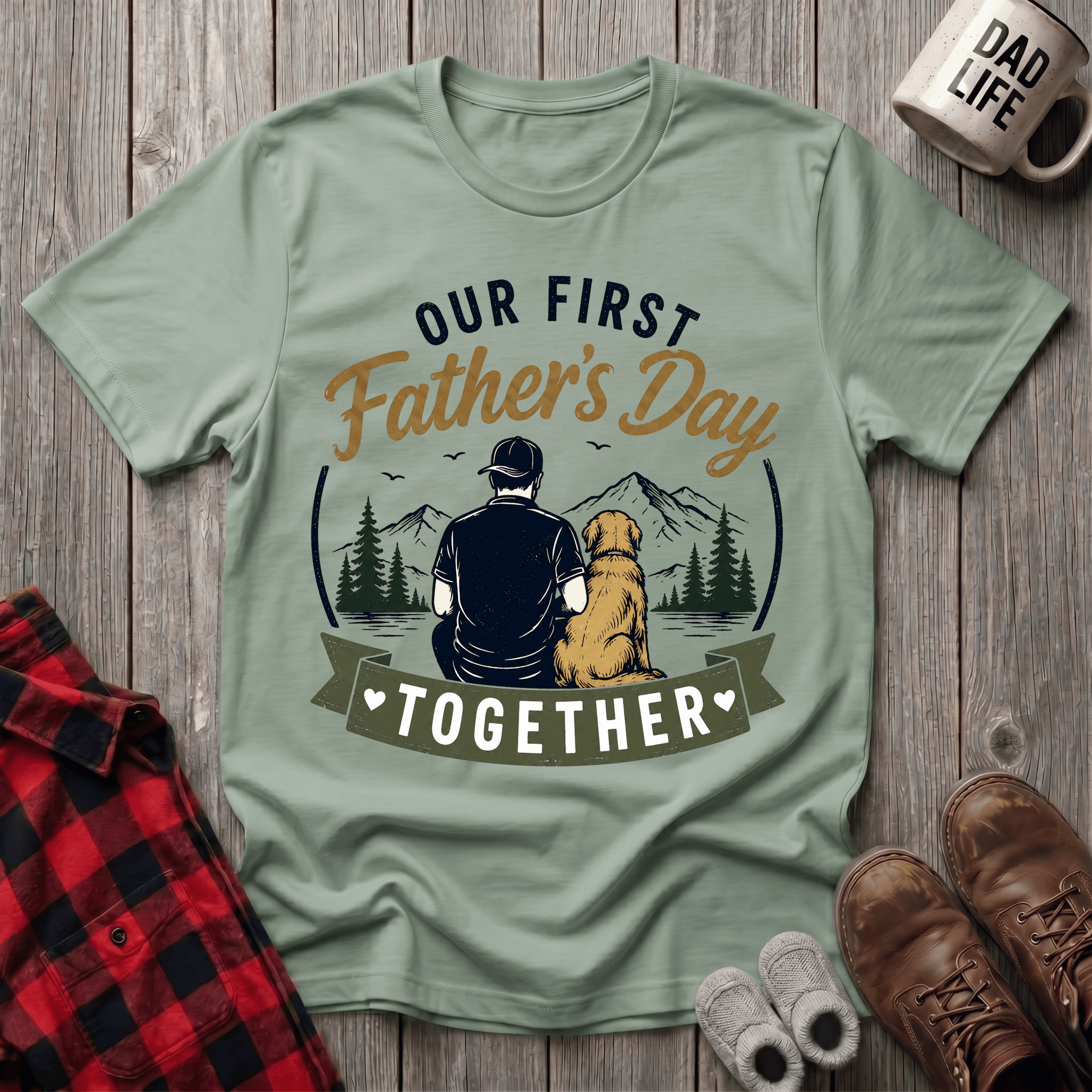 Our First Fathers Day 3 T-Shirt