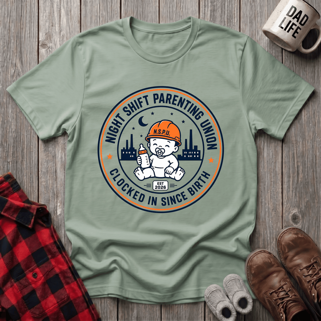 Clocked In Since Birth T-Shirt