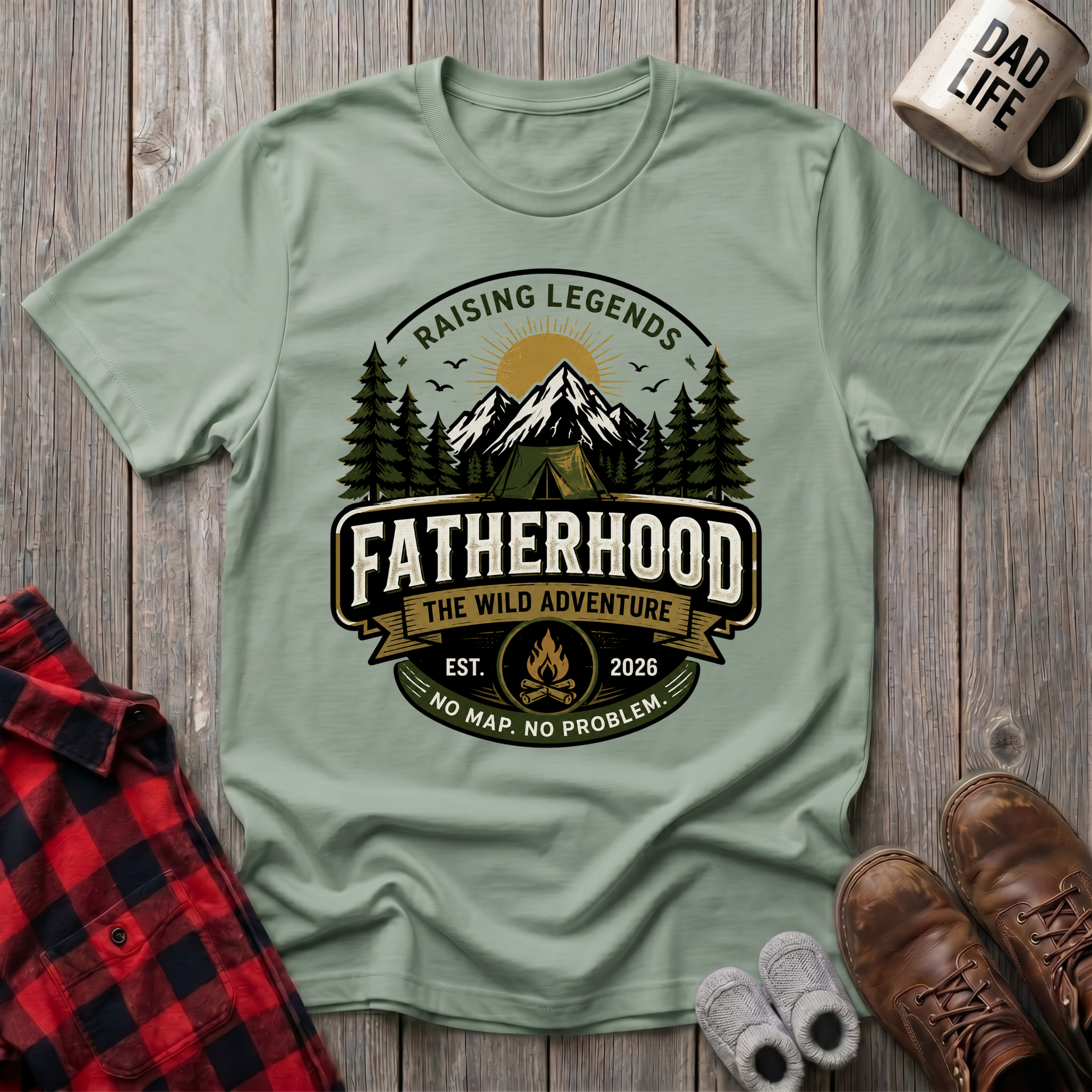 Fatherhood The Wild Adventure T-Shirt