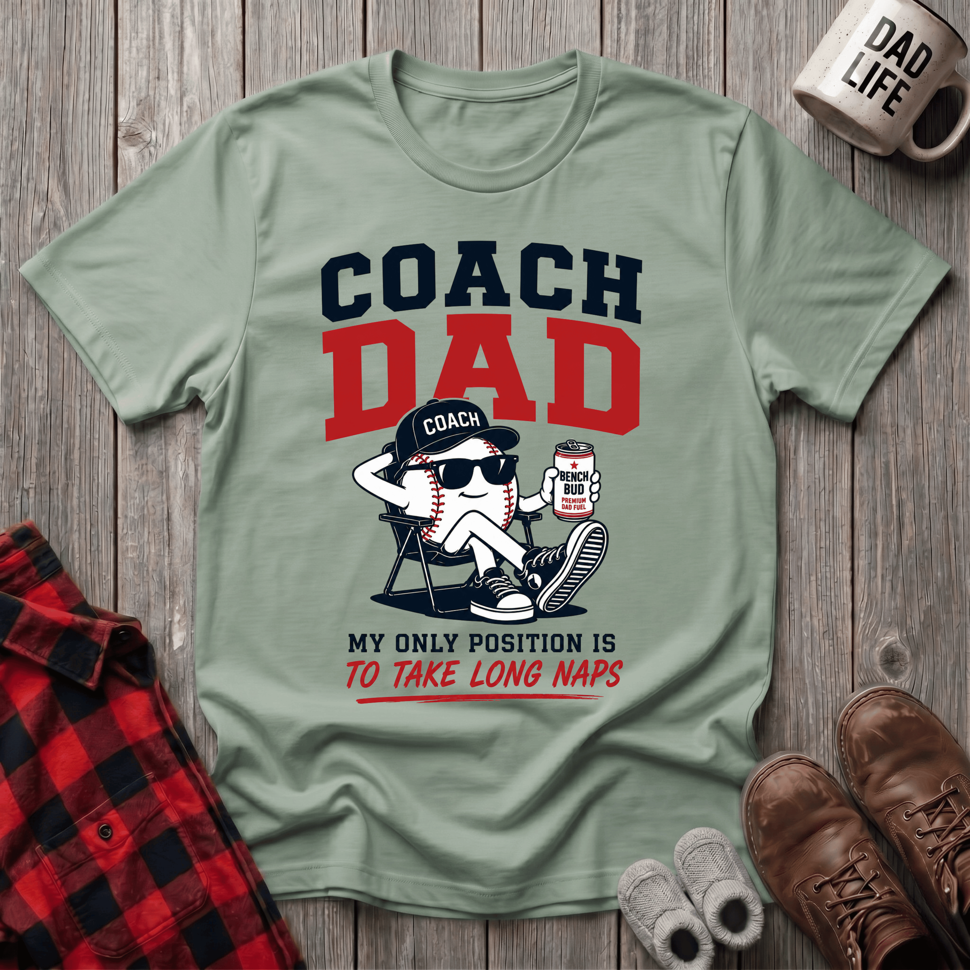 Coach Dad T-Shirt