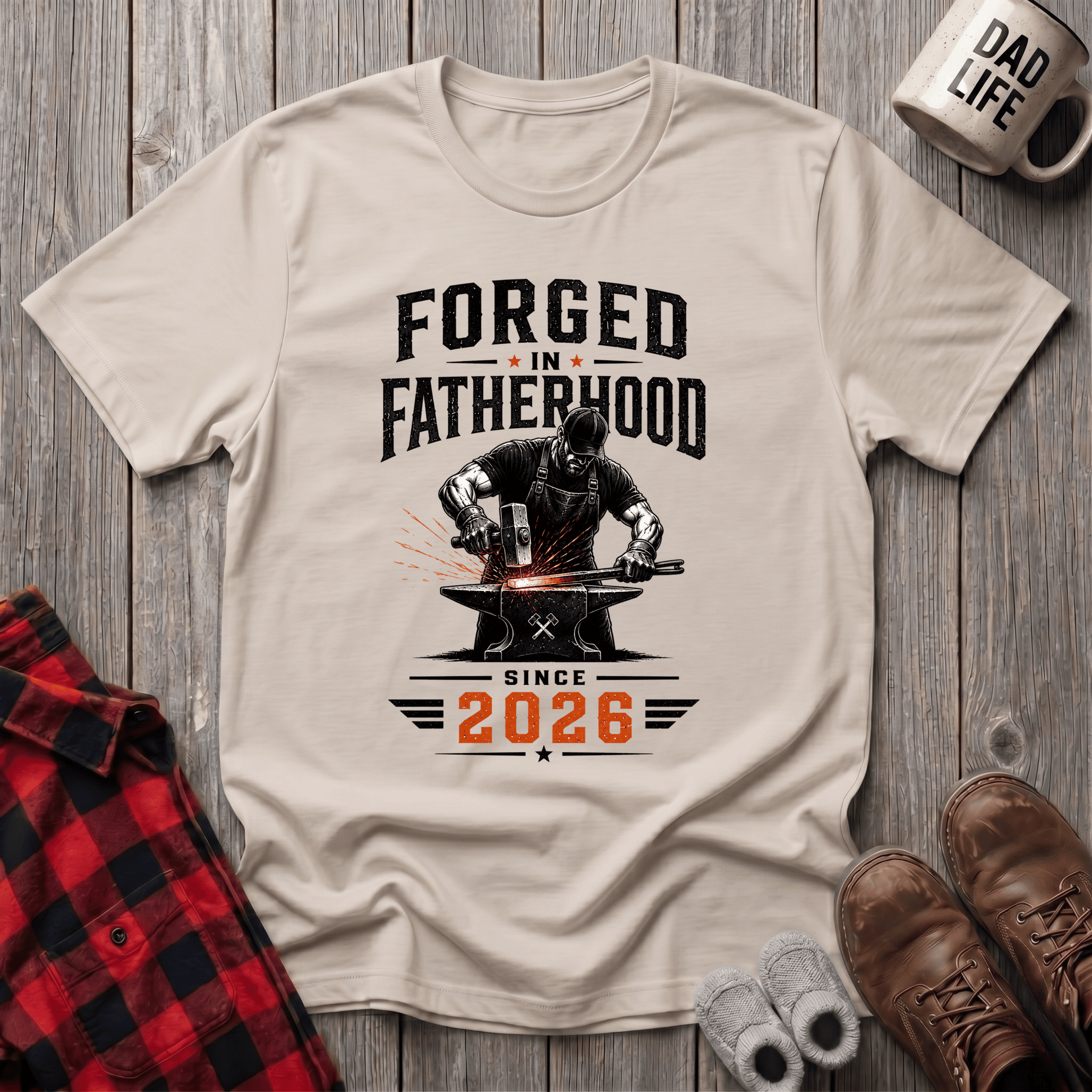 Forged In Fatherhood T-Shirt