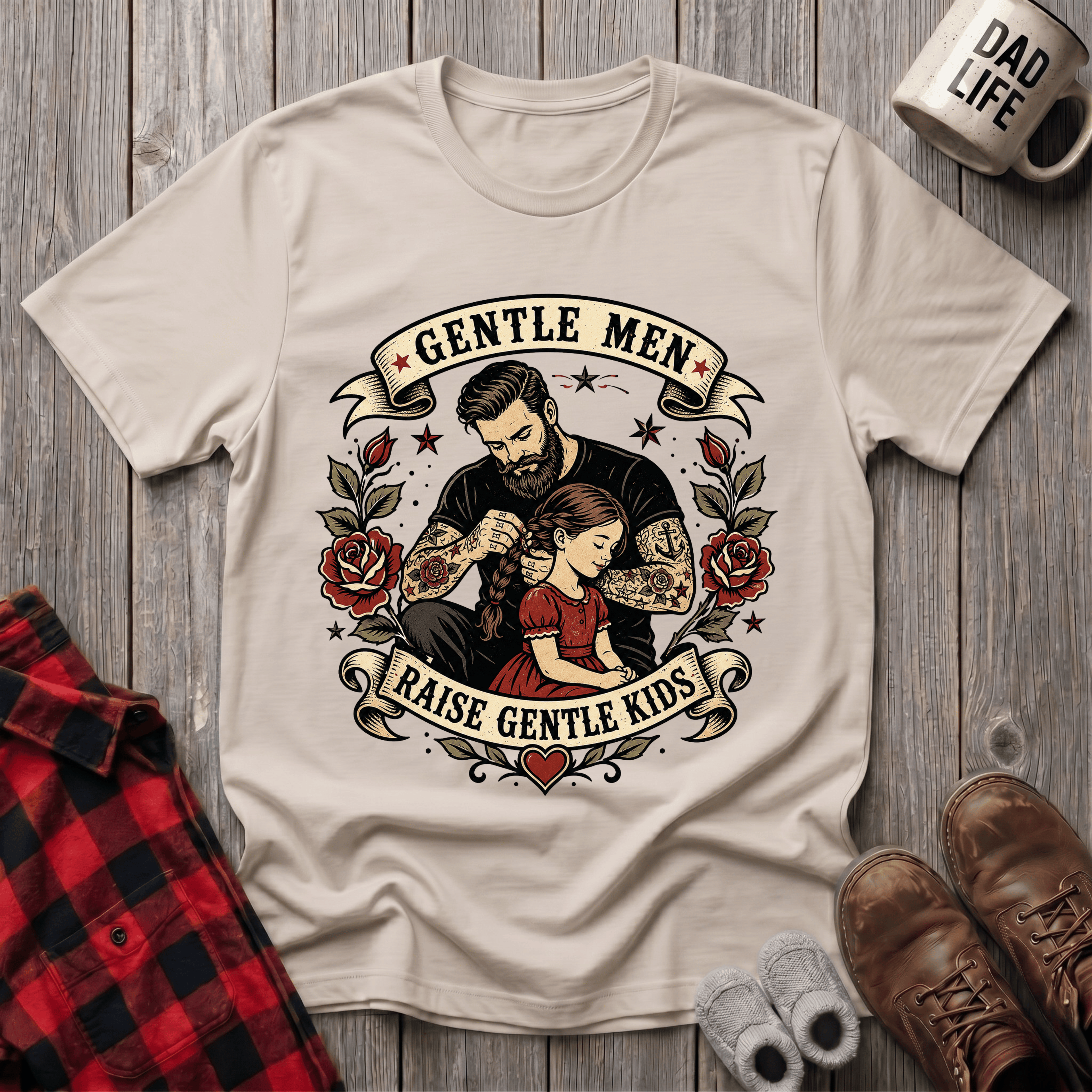 Gentle Men Raise T-Shirt
