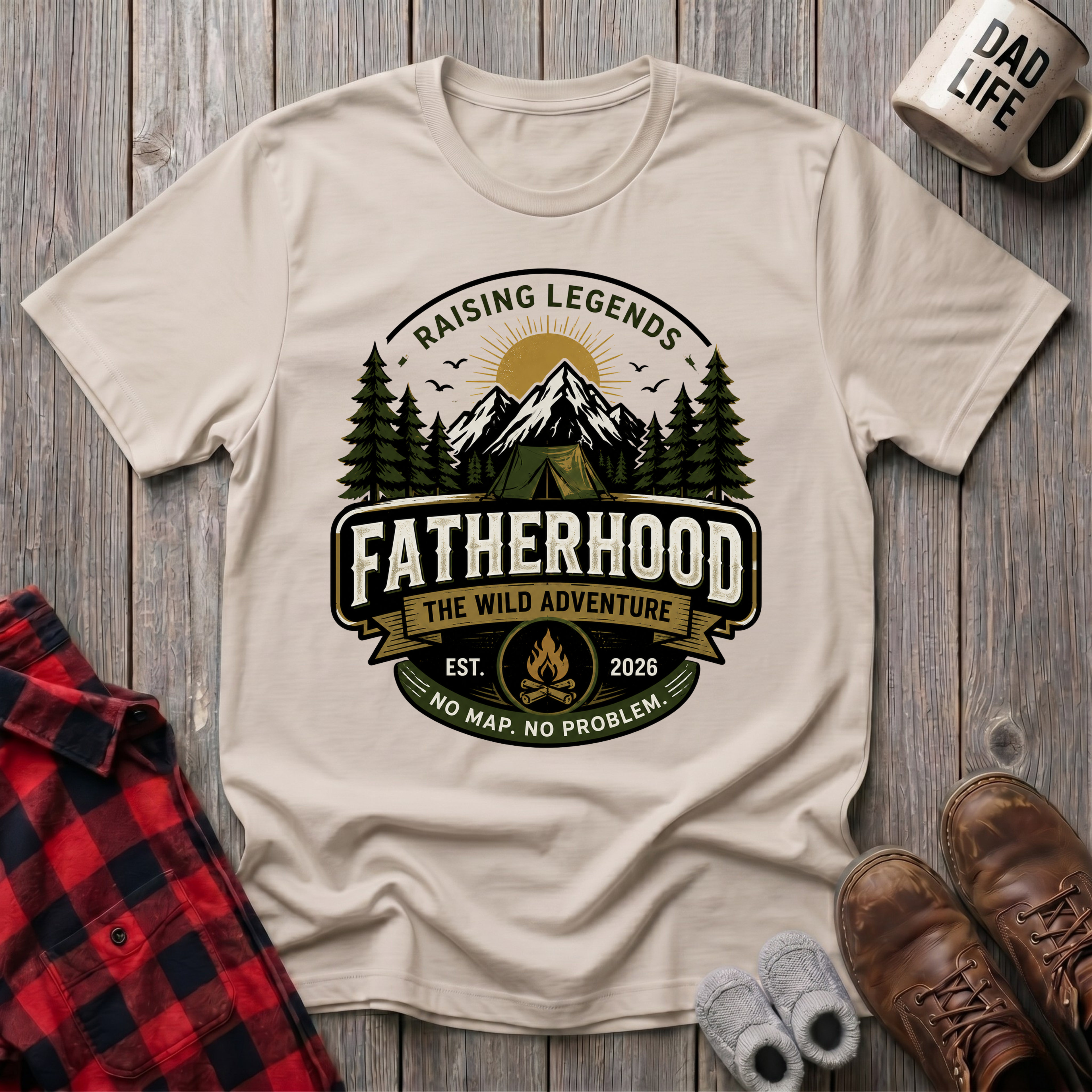 Fatherhood The Wild Adventure T-Shirt