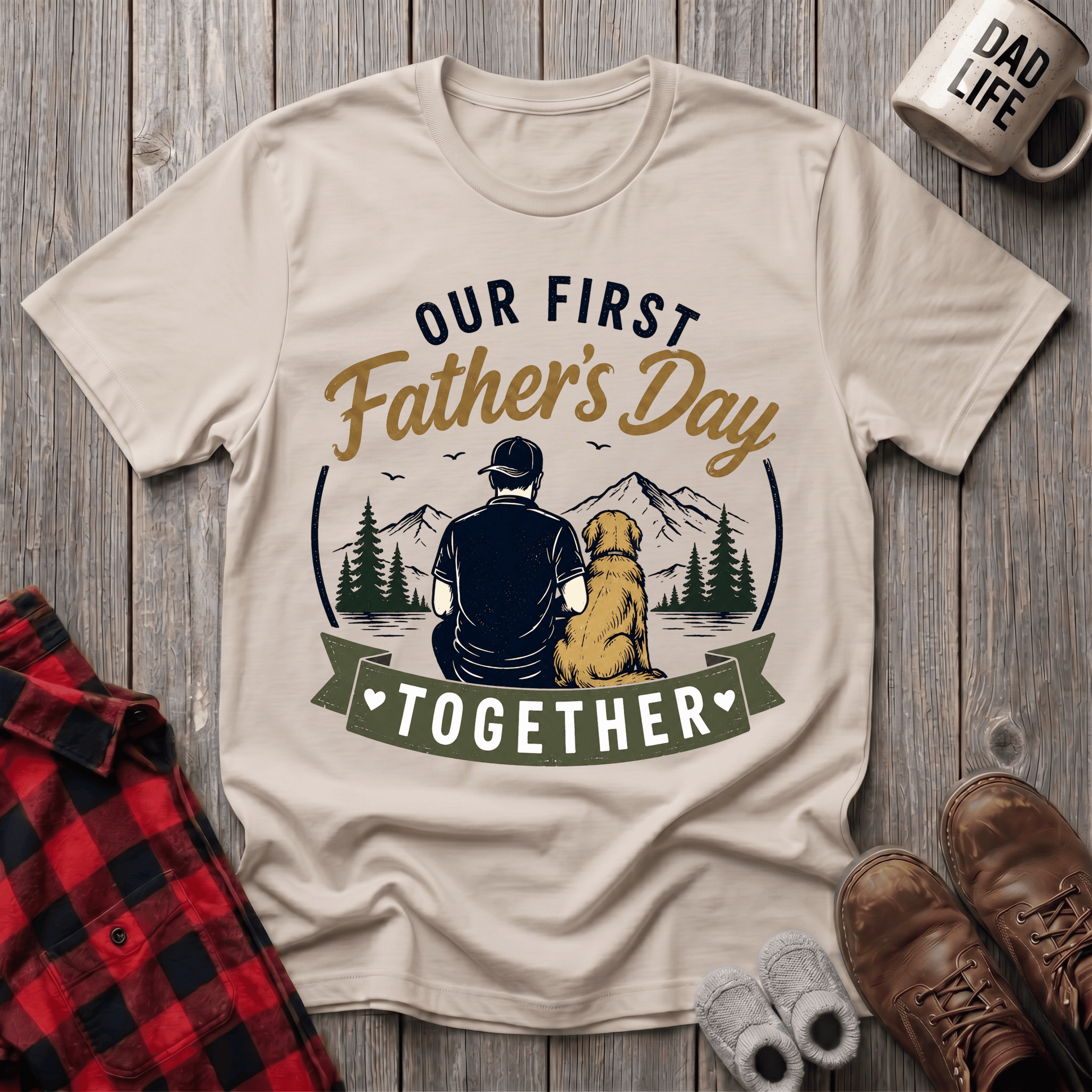 Our First Fathers Day 3 T-Shirt