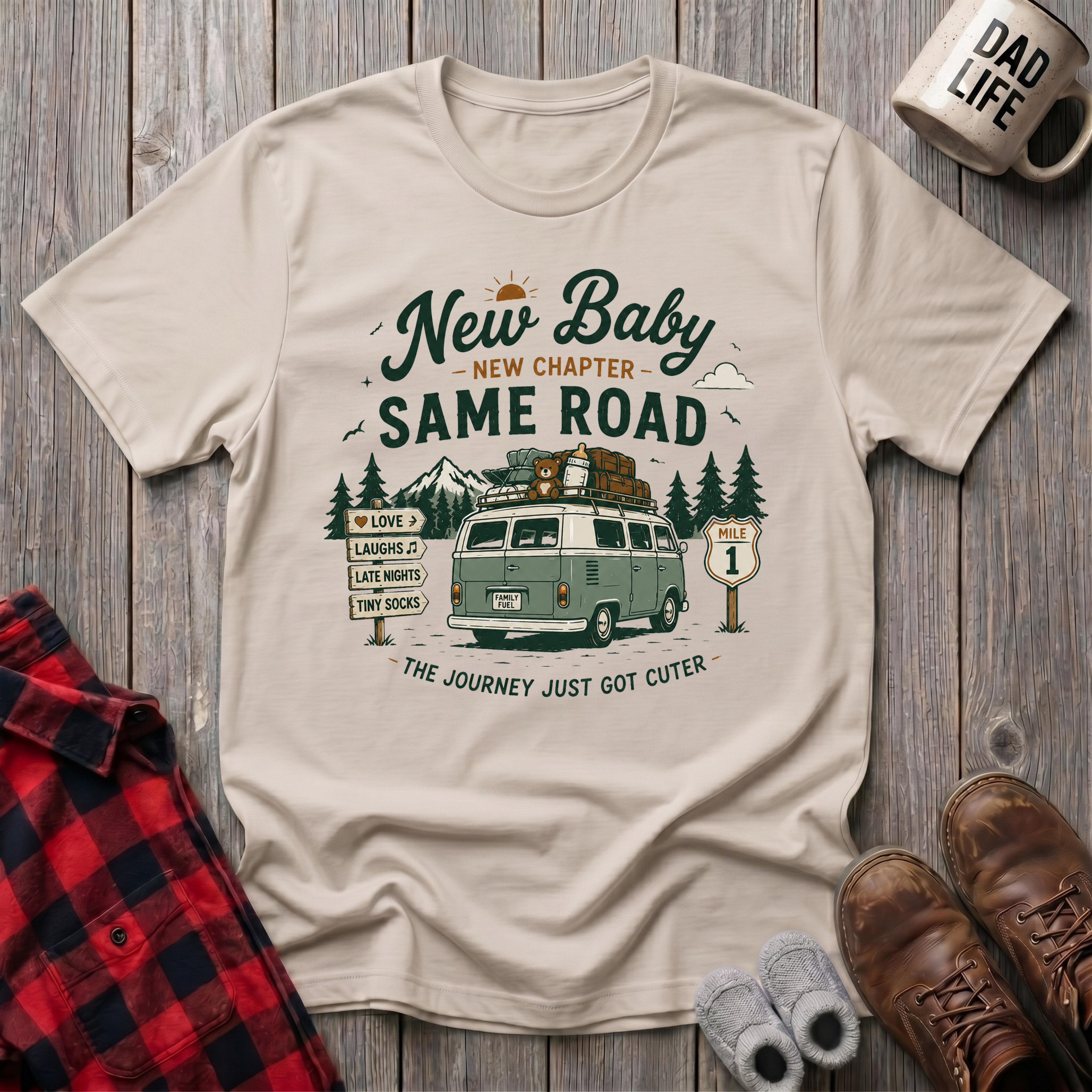 New Baby New Chapter Same Road T-Shirt