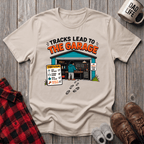 Tracks Lead To The Garage T-Shirt