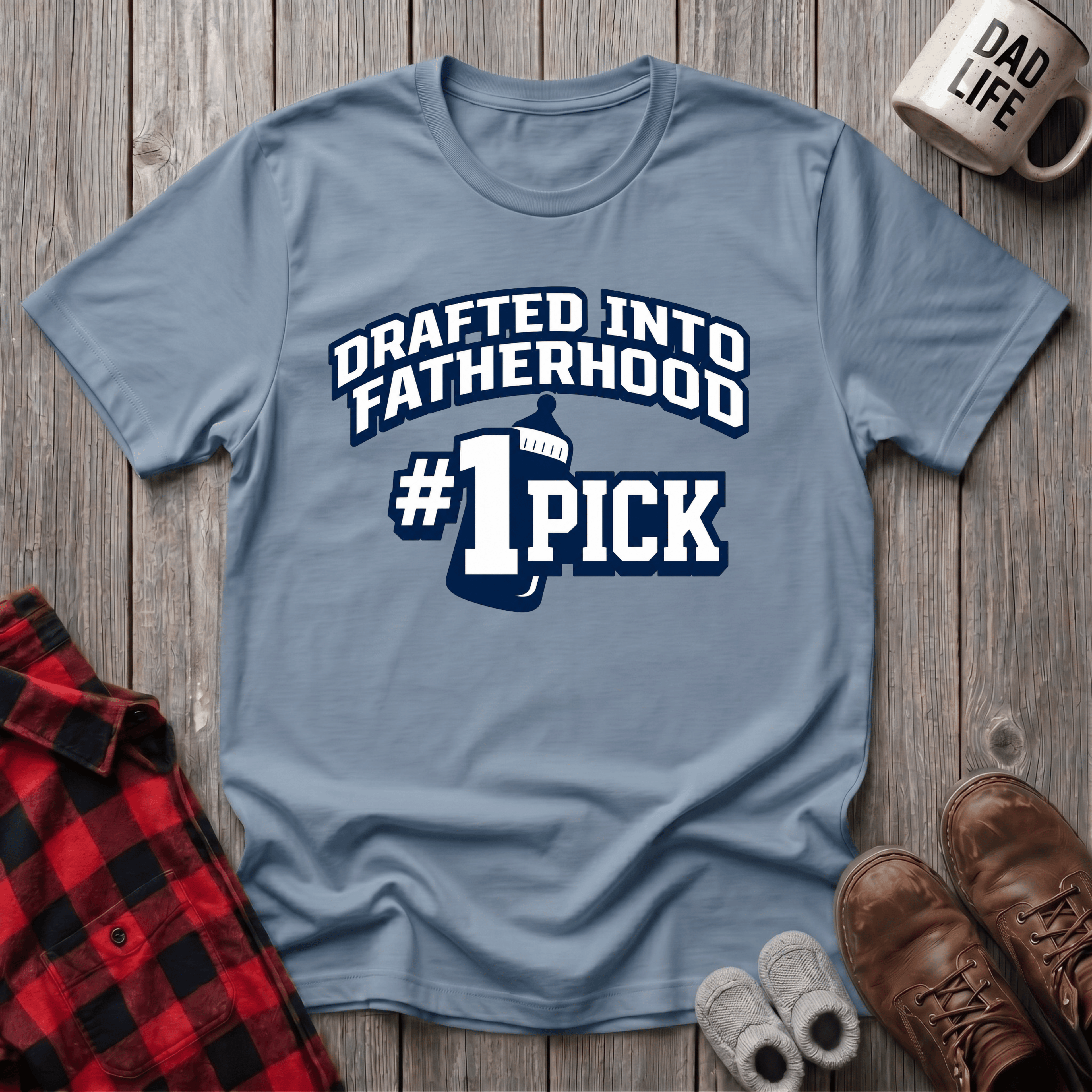 Drafted Into Fatherhood T-Shirt