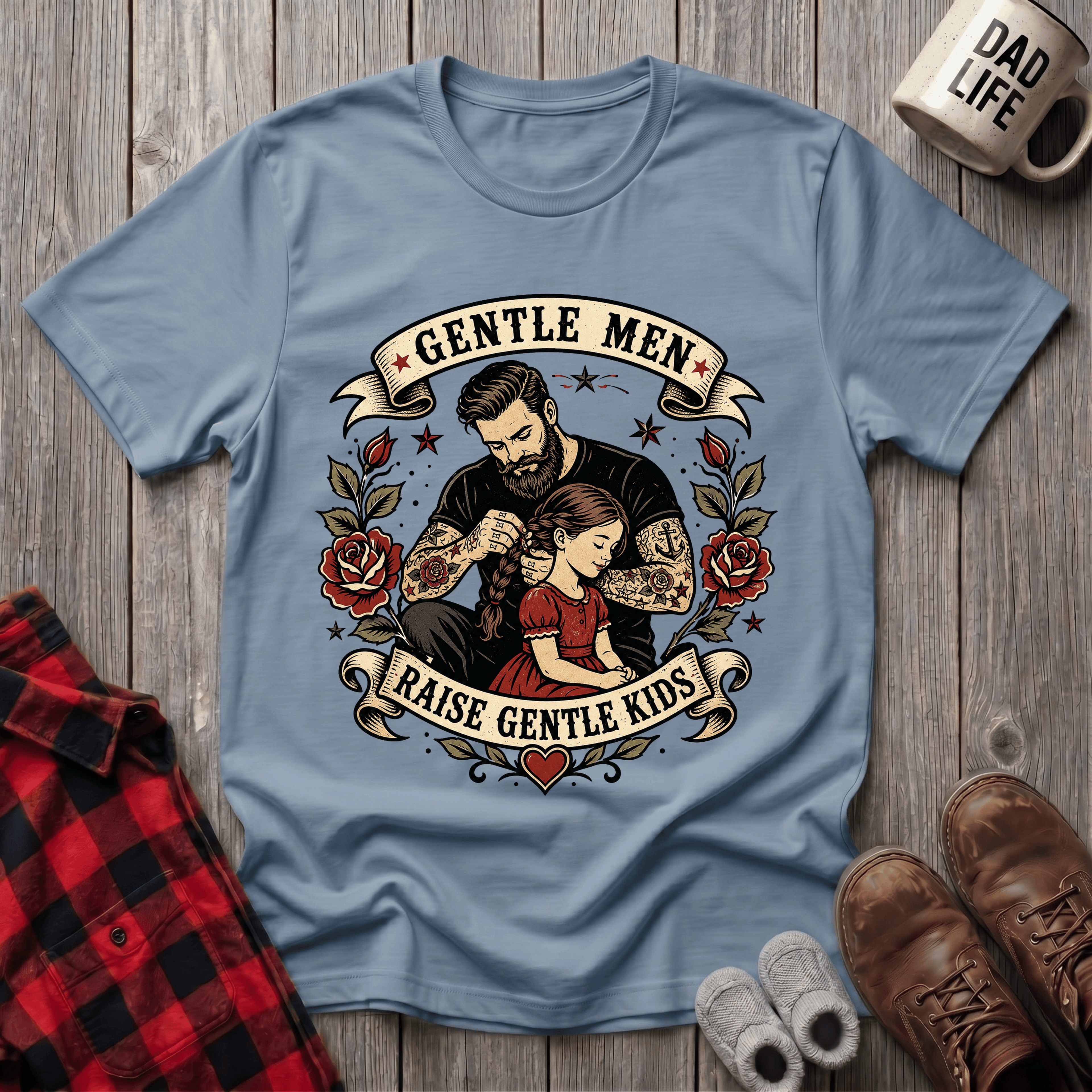 Gentle Men Raise T-Shirt