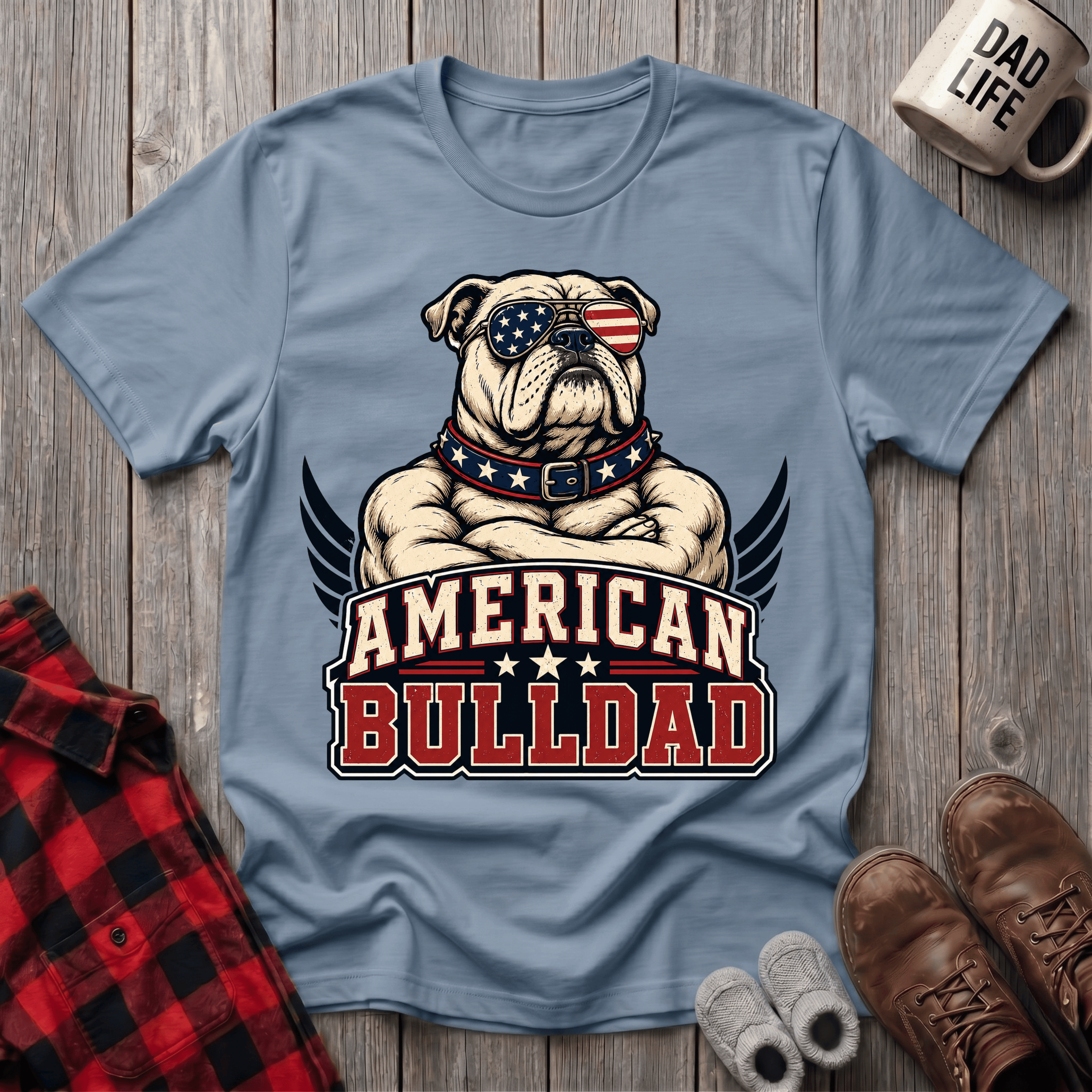 American Bull Dad T-Shirt