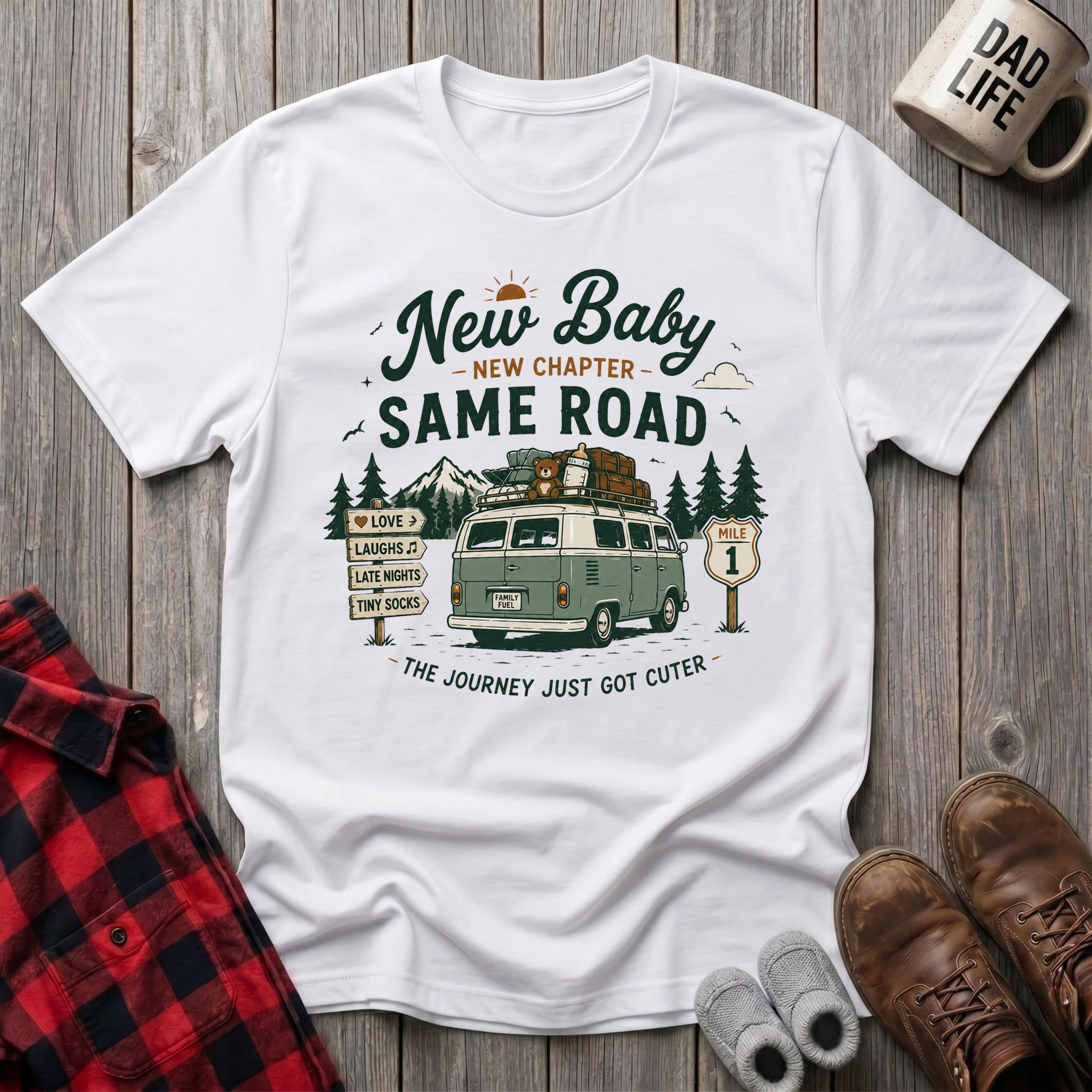 New Baby New Chapter Same Road T-Shirt