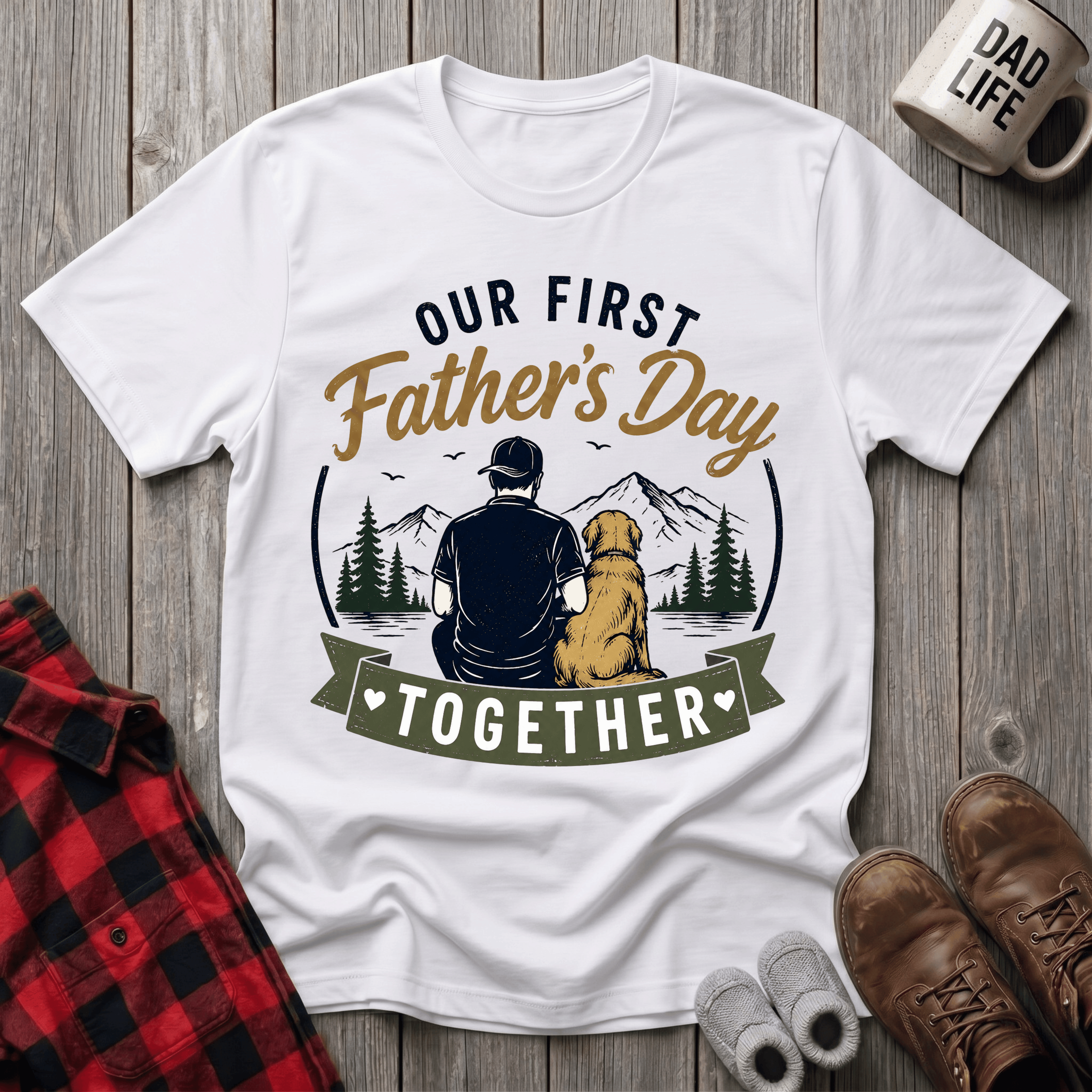 Our First Fathers Day 3 T-Shirt