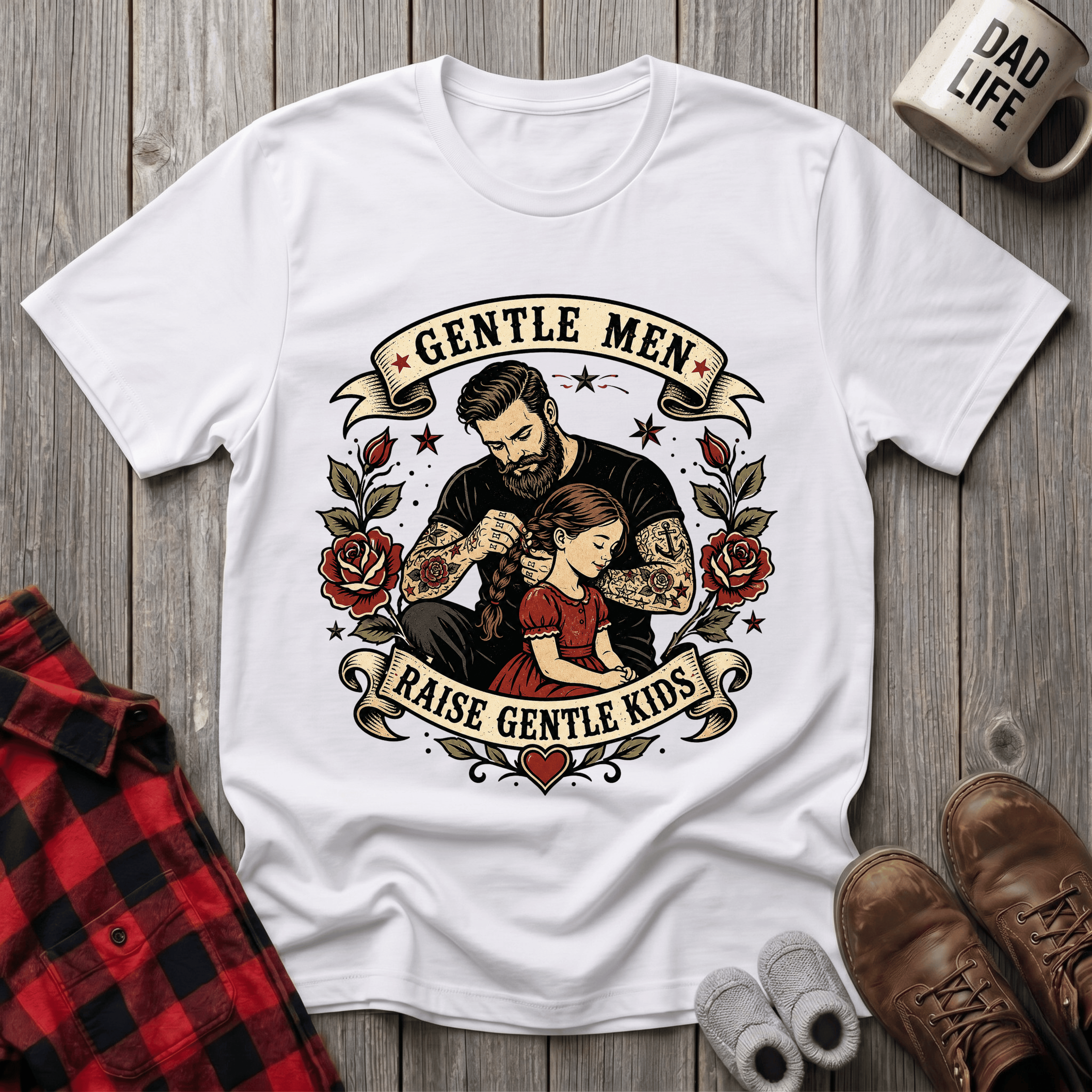 Gentle Men Raise T-Shirt