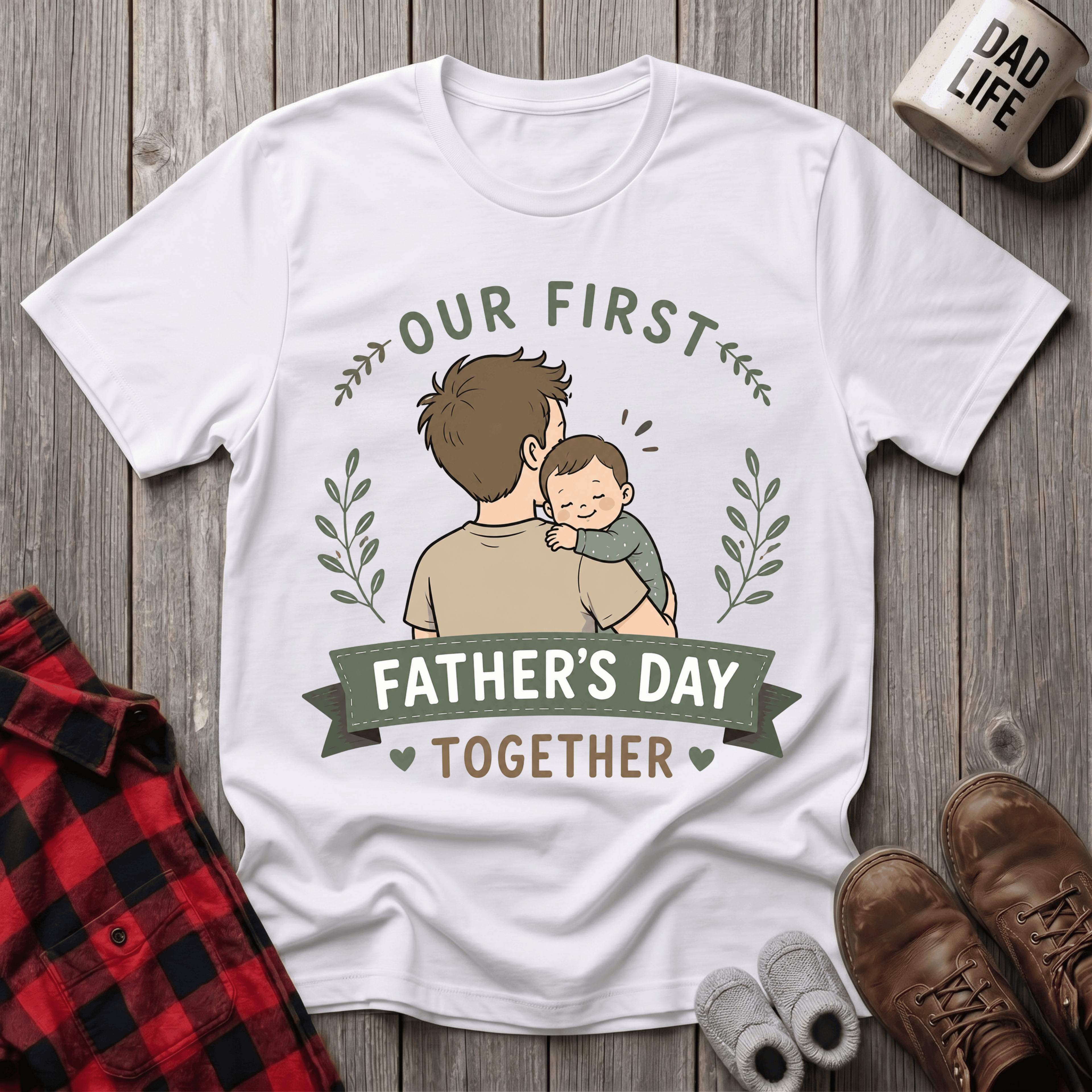 Our First Fathers Day 2 T-Shirt