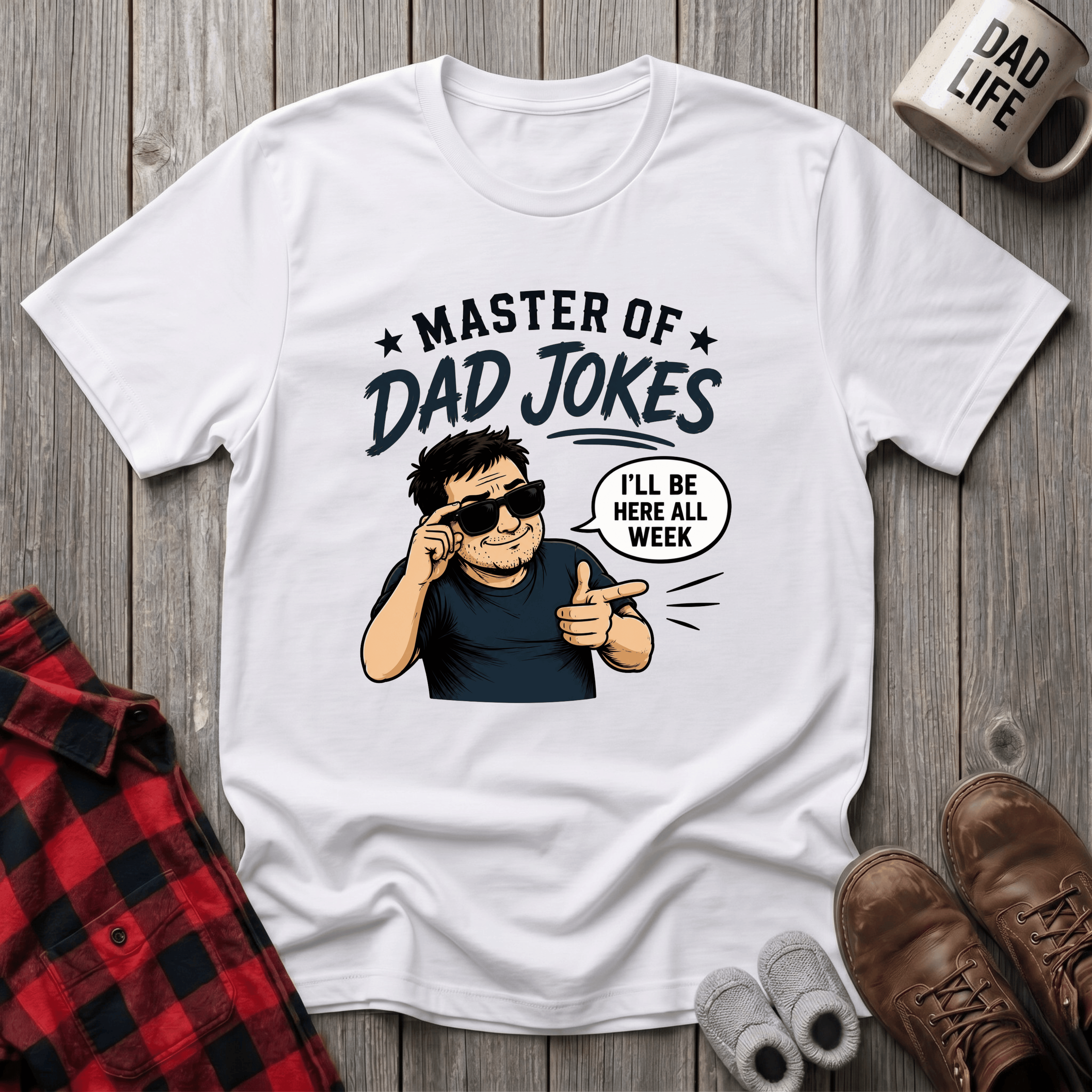 Master Of Dad Jokes T-Shirt