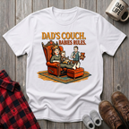 Dads Couch Babies Rules T-Shirt