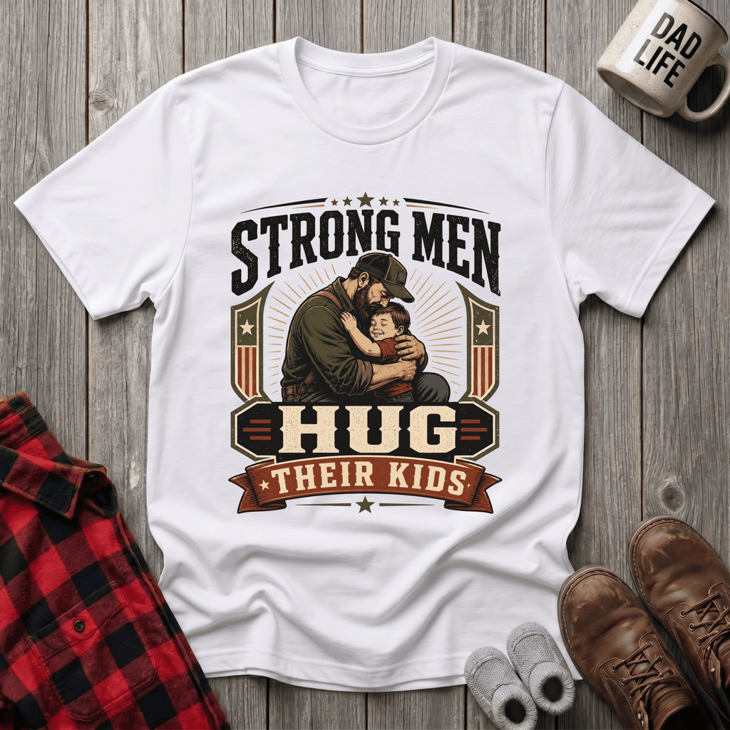 Strong Men Hug T-Shirt